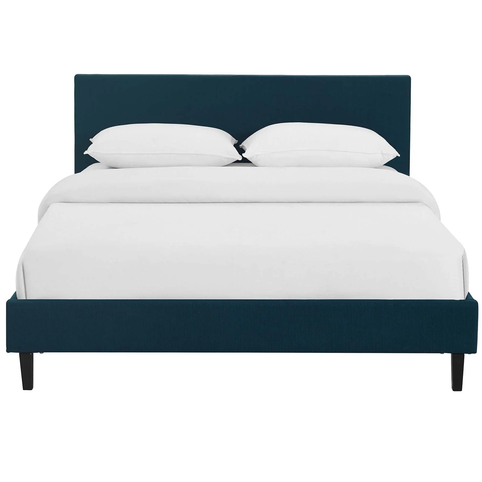 Upholstered Platform Bed with Slatted Support System - Image 14