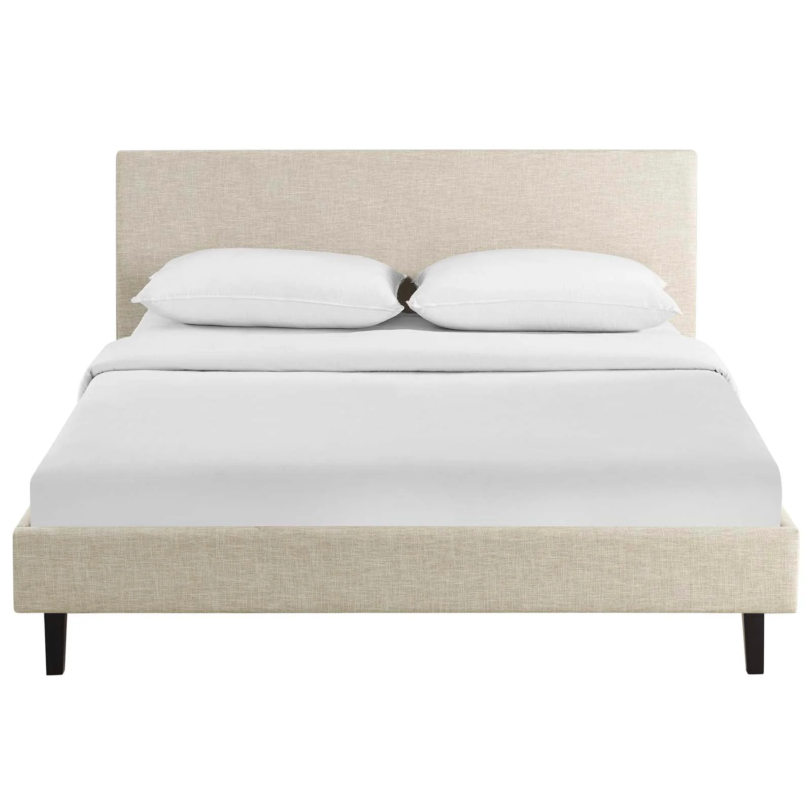 Upholstered Platform Bed with Slatted Support System - Image 37