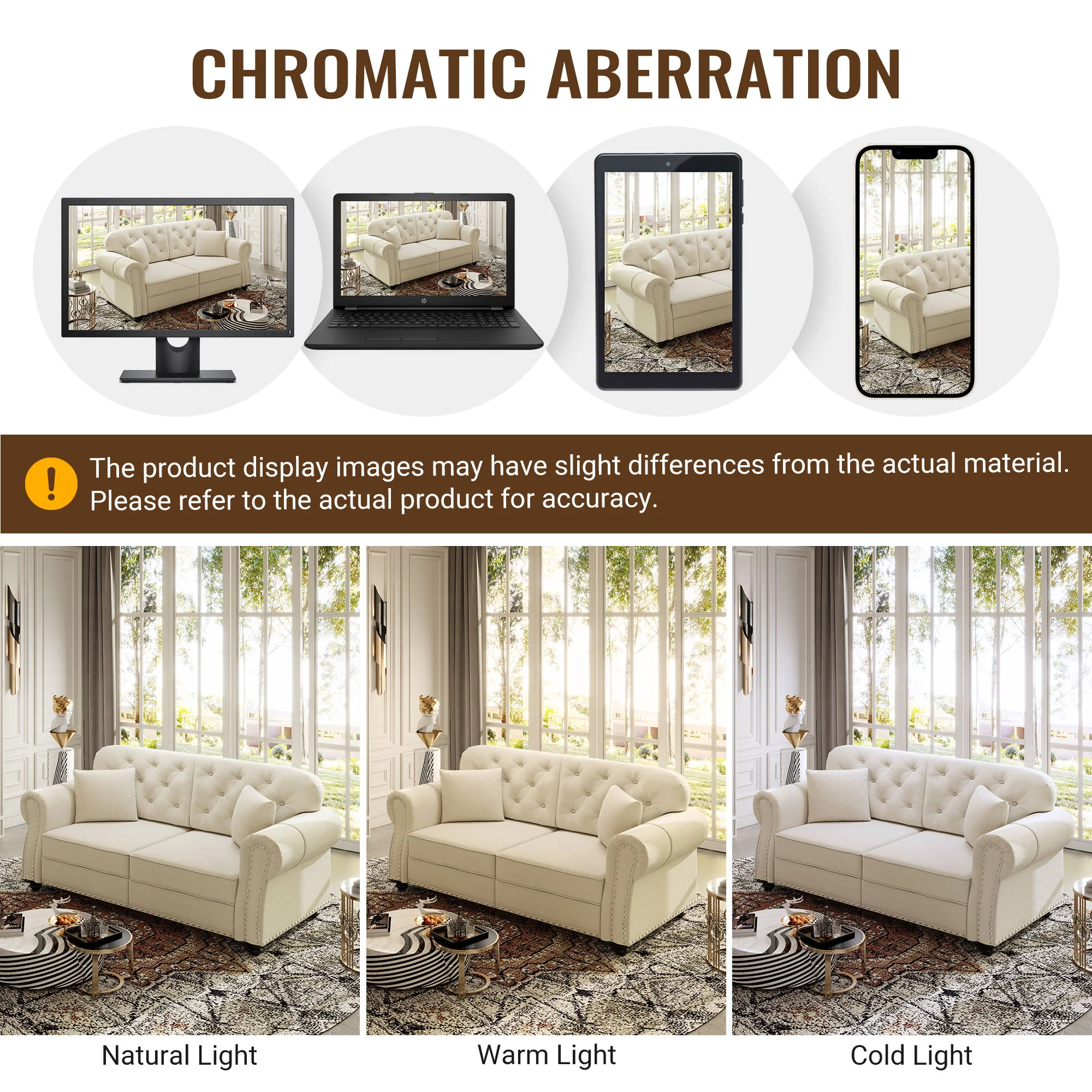 Upholstered Sofa Set With Nailhead Trim And Rolled Armrests, Includes Pillows - Image 34
