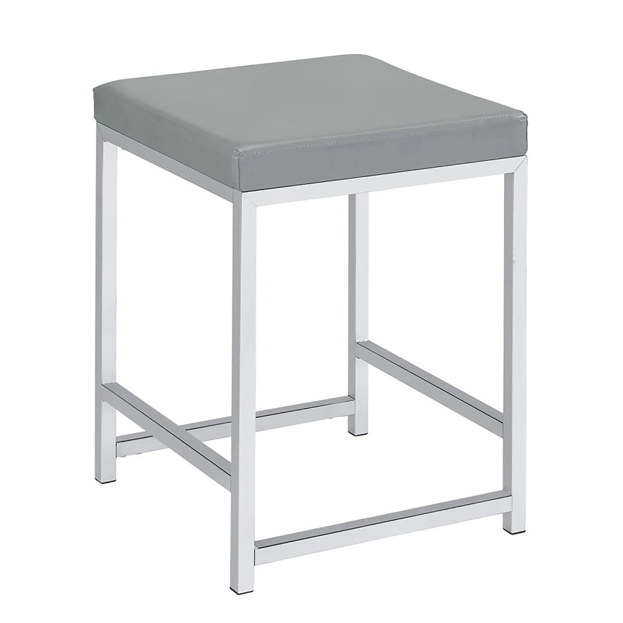 Upholstered Square Vanity Stool