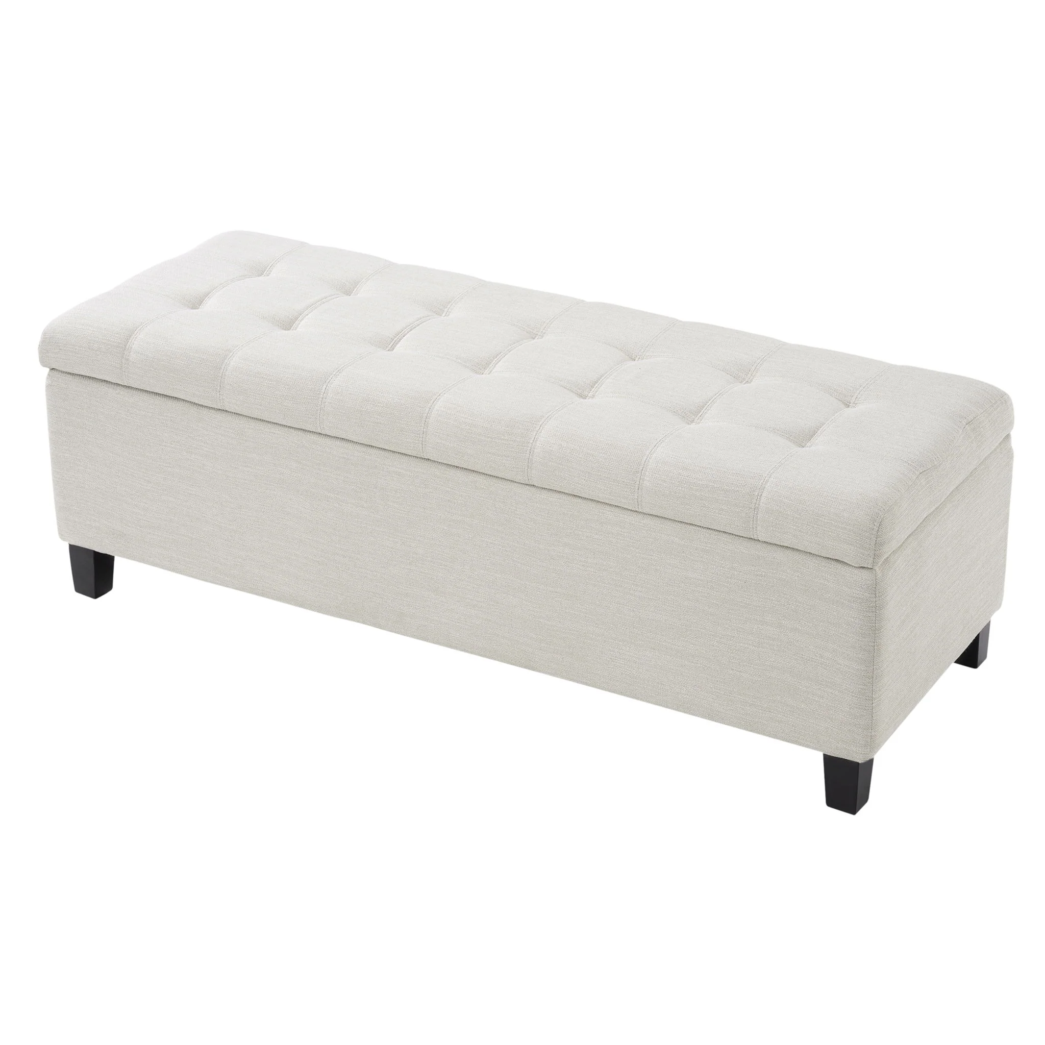 Upholstered Storage Ottoman Bench - Image 27