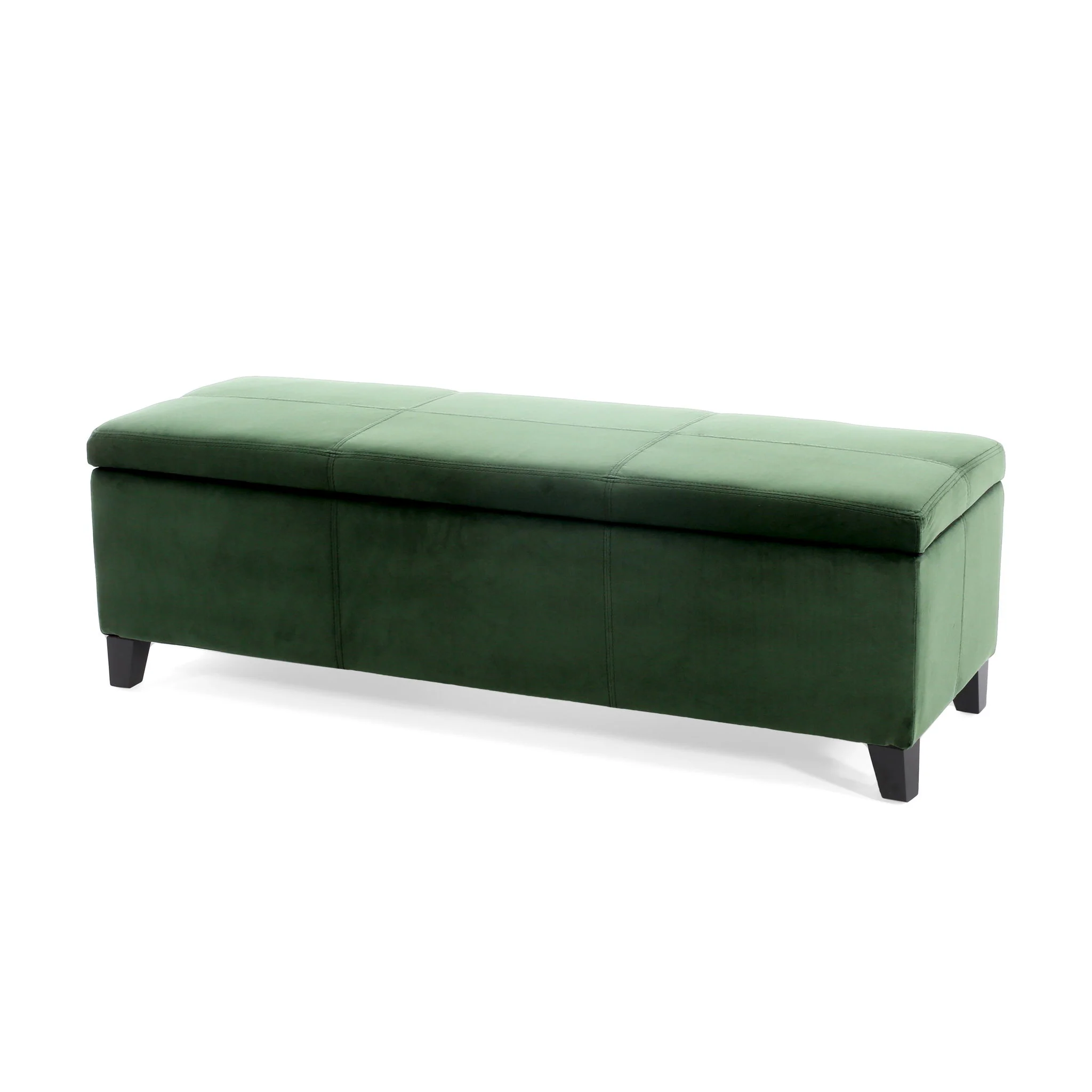 Upholstered Storage Ottoman Bench - Image 7