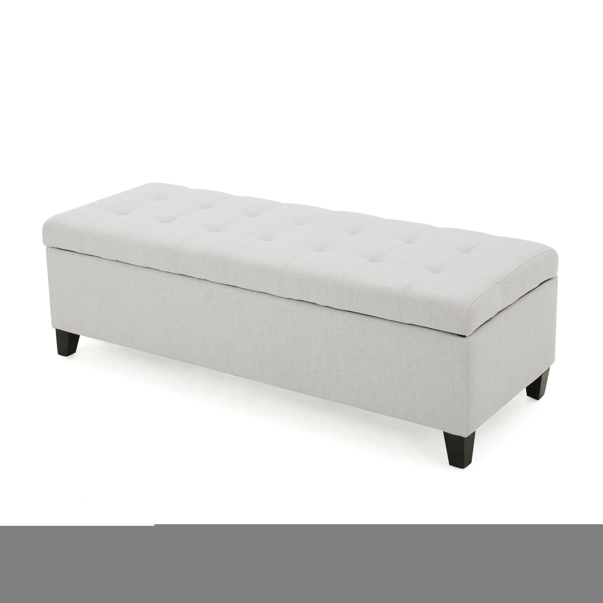 Upholstered Storage Ottoman Bench, Foot Rest For Bedroom - Image 24