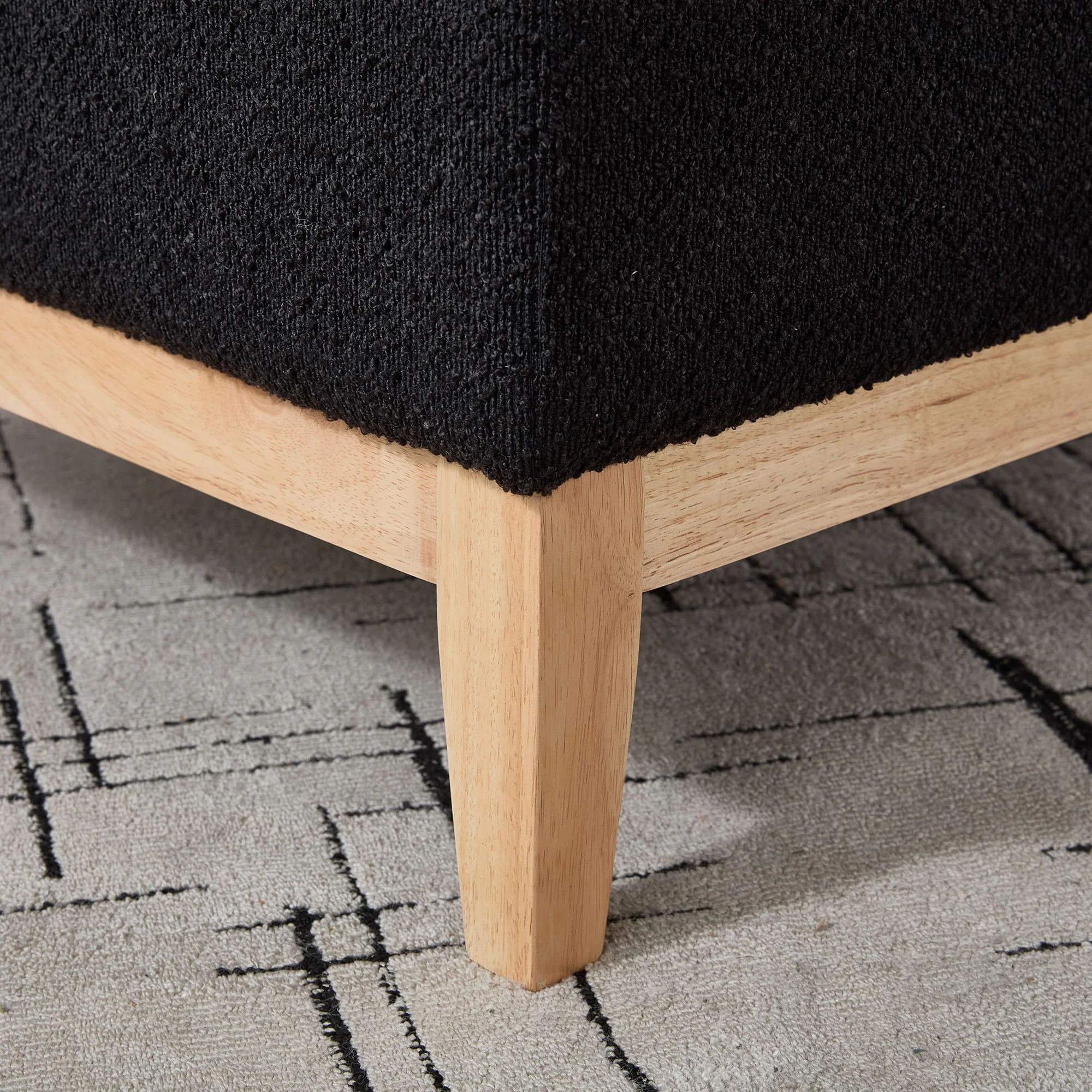 Upholstered Storage Ottoman With Reversible Lid Coffee Table, Foot Stool - Image 7