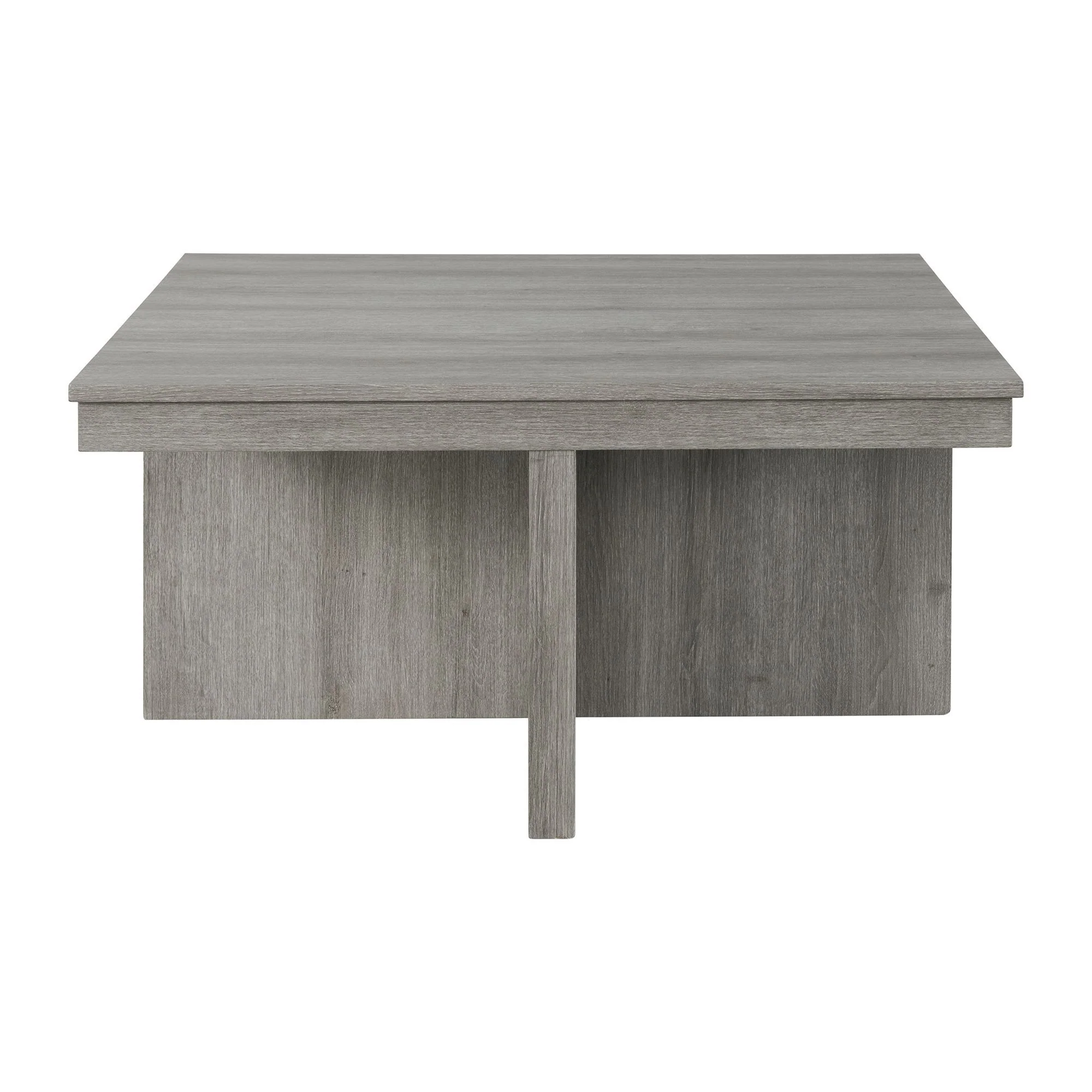 Uster - Coffee Table With Four Storage Stools - Gray - Image 6