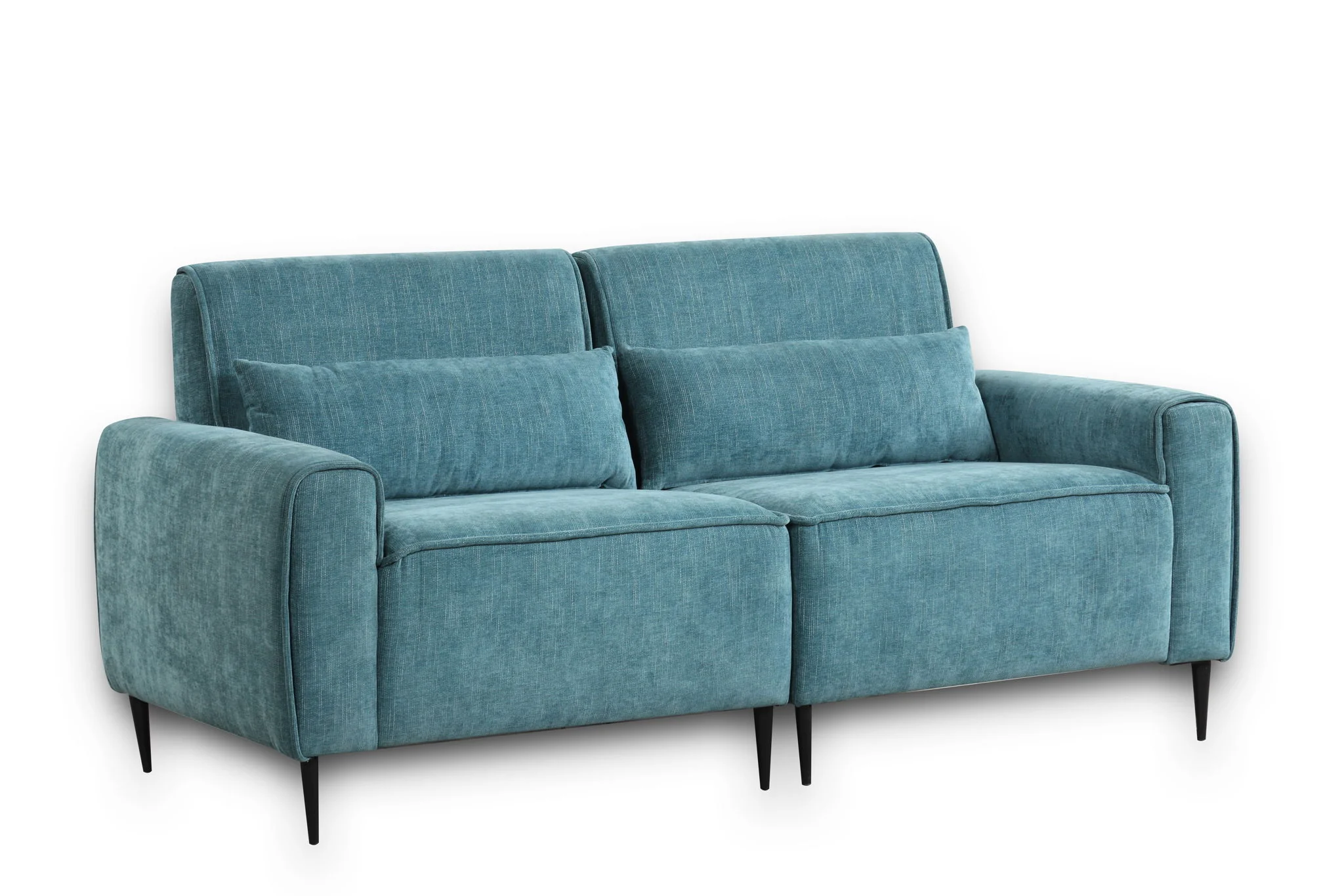 Valentina - Sofa With Metal Legs And Throw Pillows - Image 4