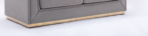 Valin - Linen Sofa For Living Room - Gray - Image 3