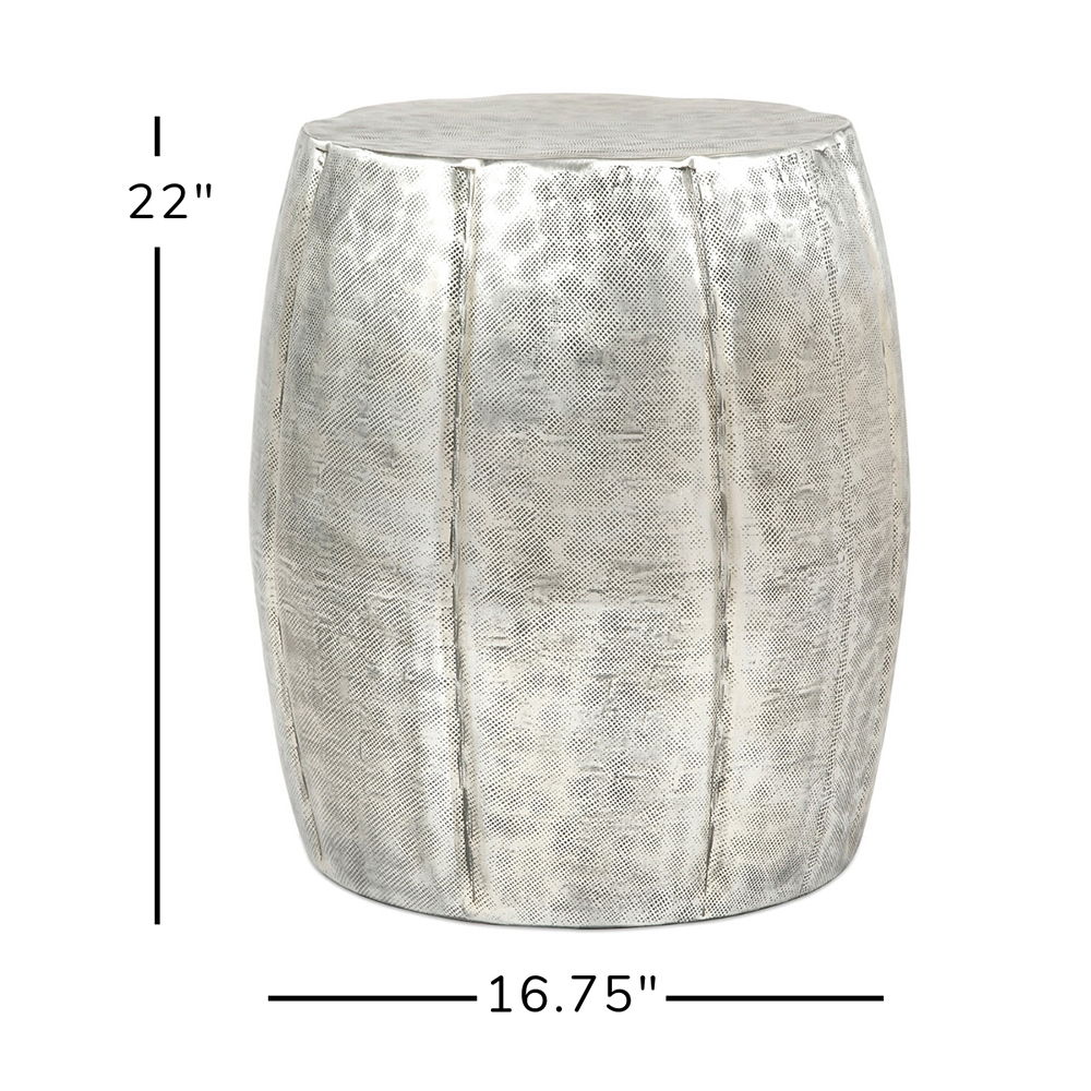 Vanora Accent Table - Silver - Image 2