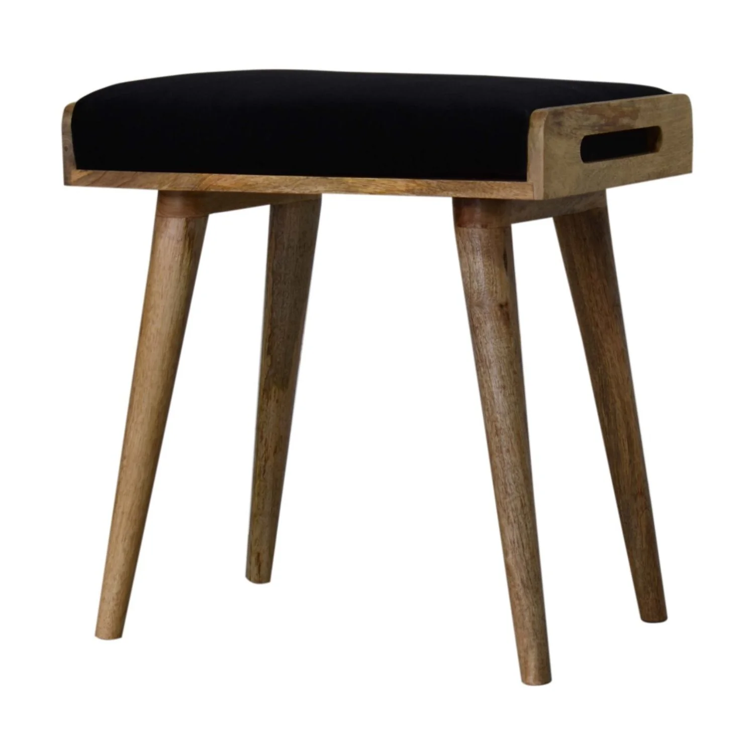 Tray Style Footstool - Black - Image 7