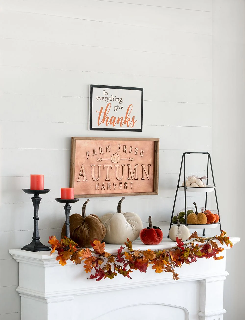 Velvety Pumpkin In Mesh Bag, Bag / 12, For Holiday Harvest Festival Fall Festival & Thanksgiving (Set of 4) - White - Image 6