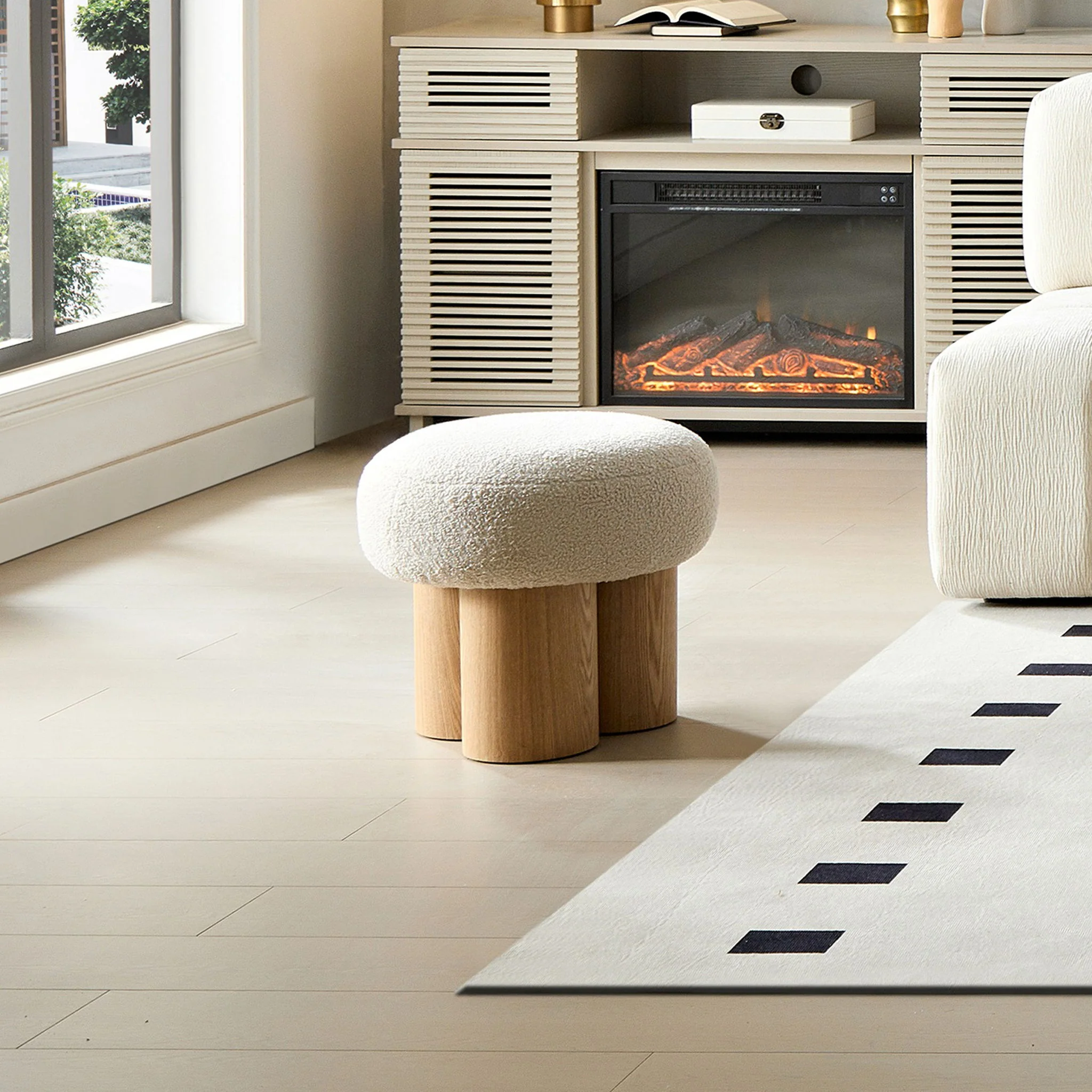 Versatile Mushroom Stool With Cushion - Image 10