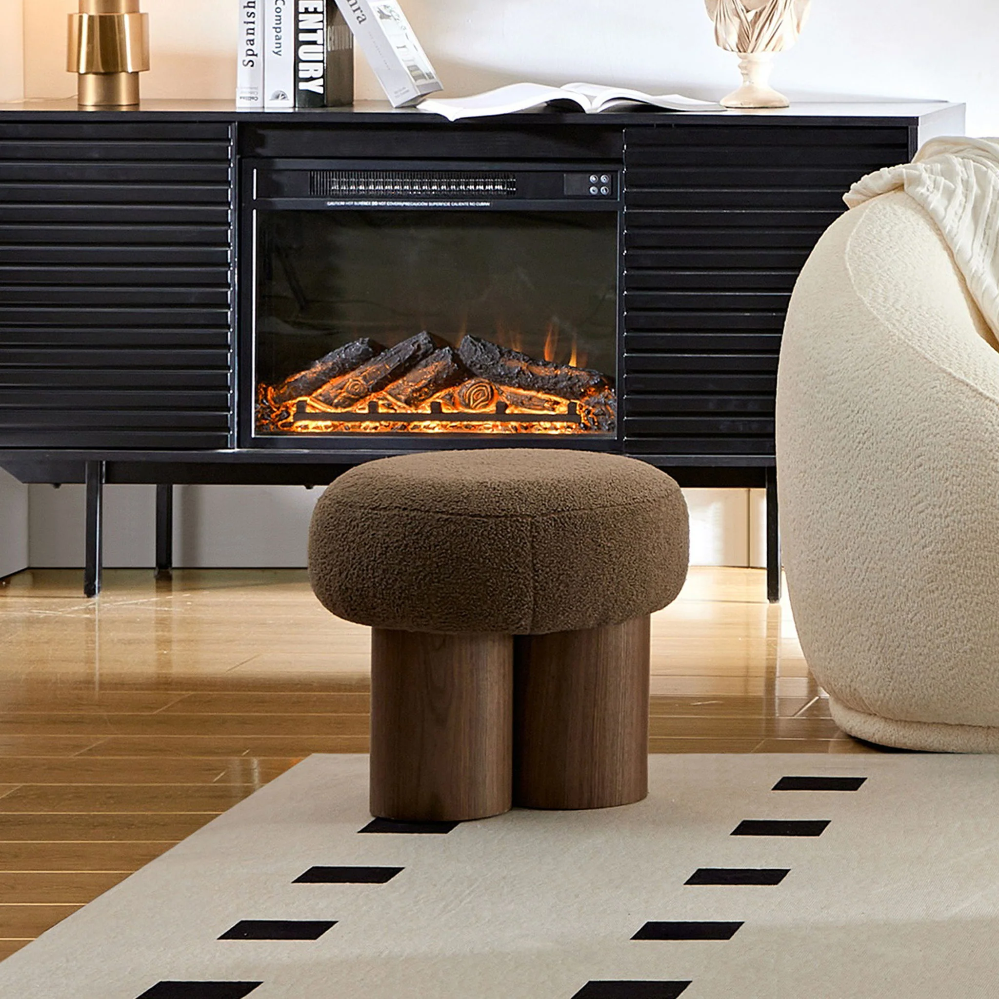 Versatile Mushroom Stool With Cushion - Image 8