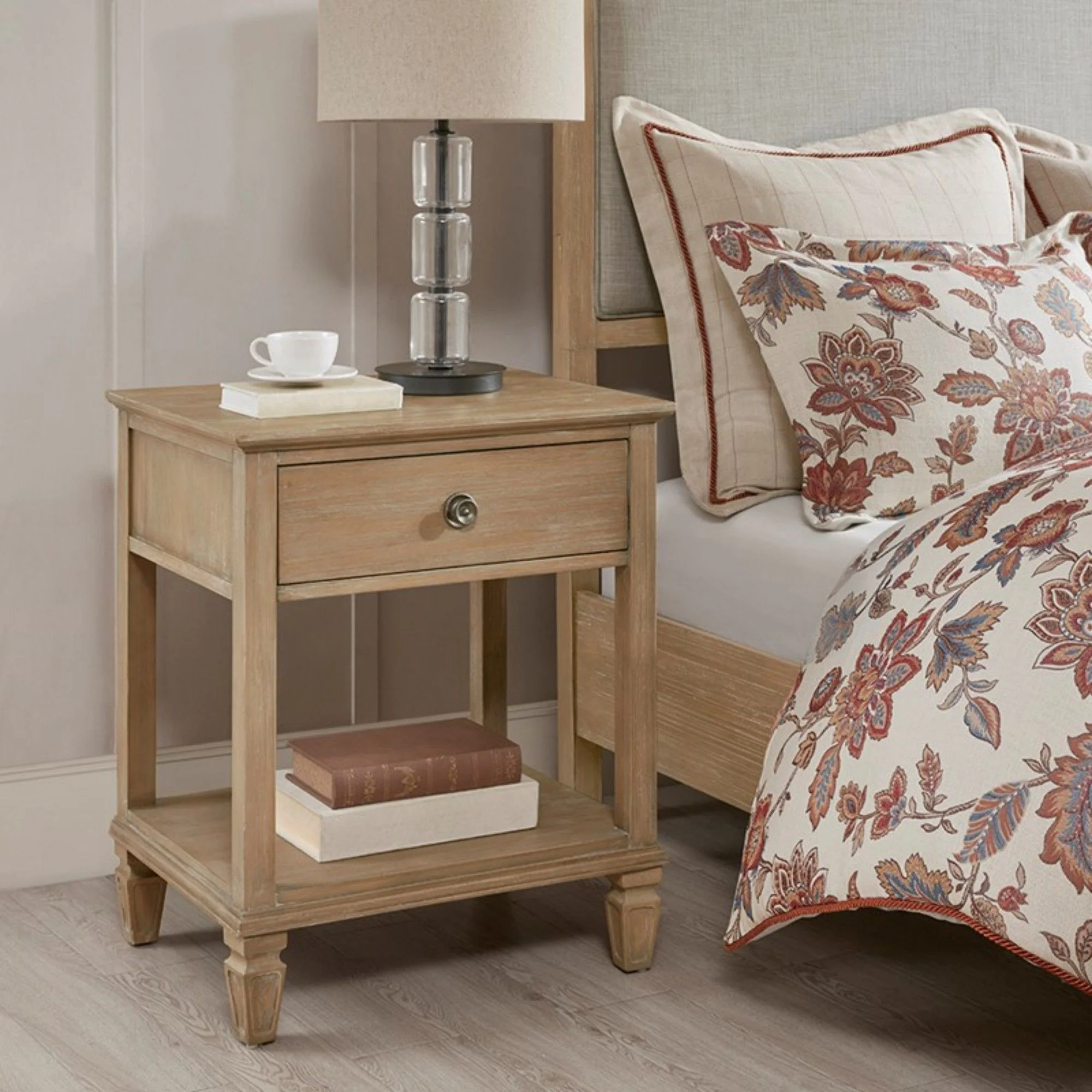 Victoria - Bedside Table With Drawer And Shelf - Image 28