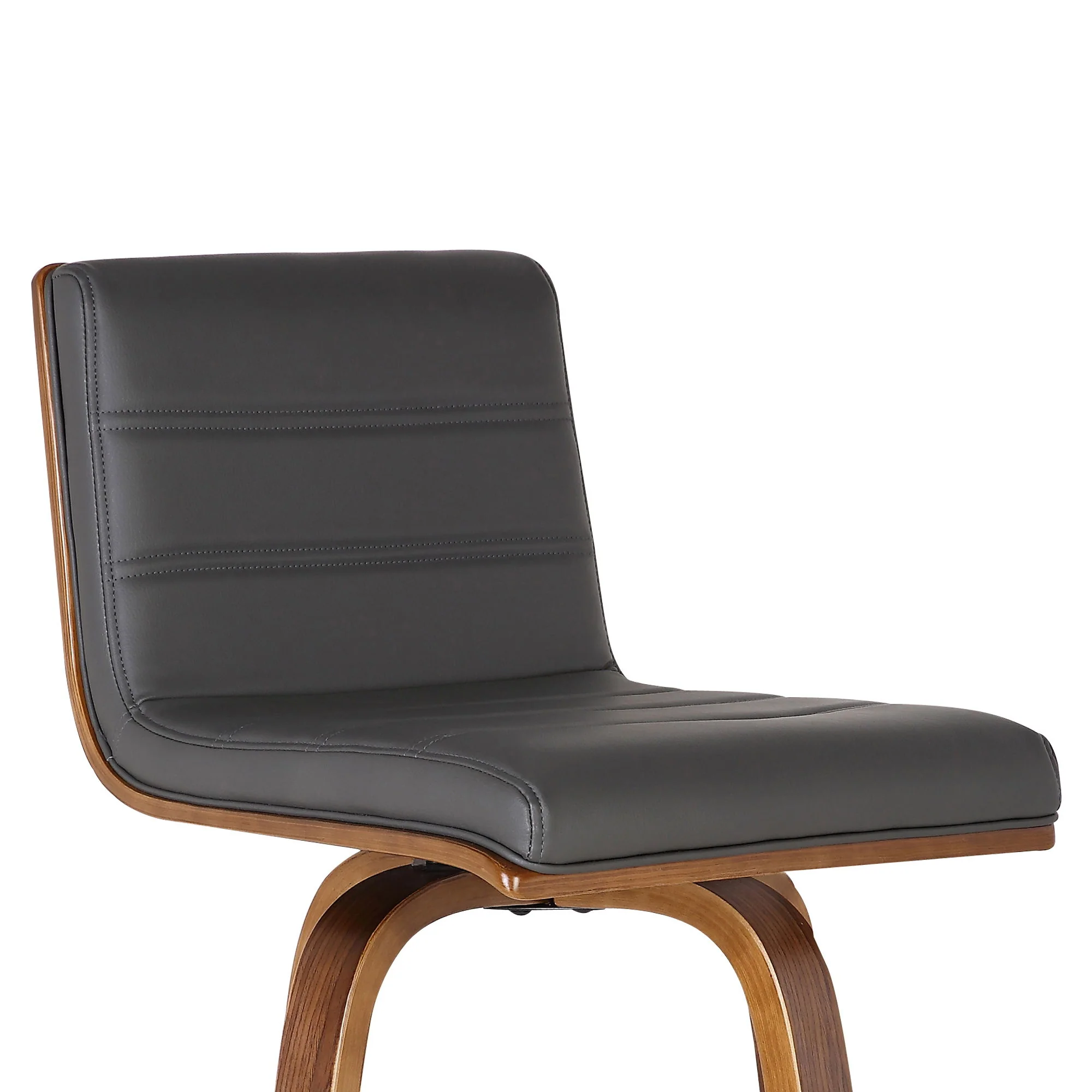 Vienna - 30" Swivel Bar Stool - Walnut Wood - Image 21