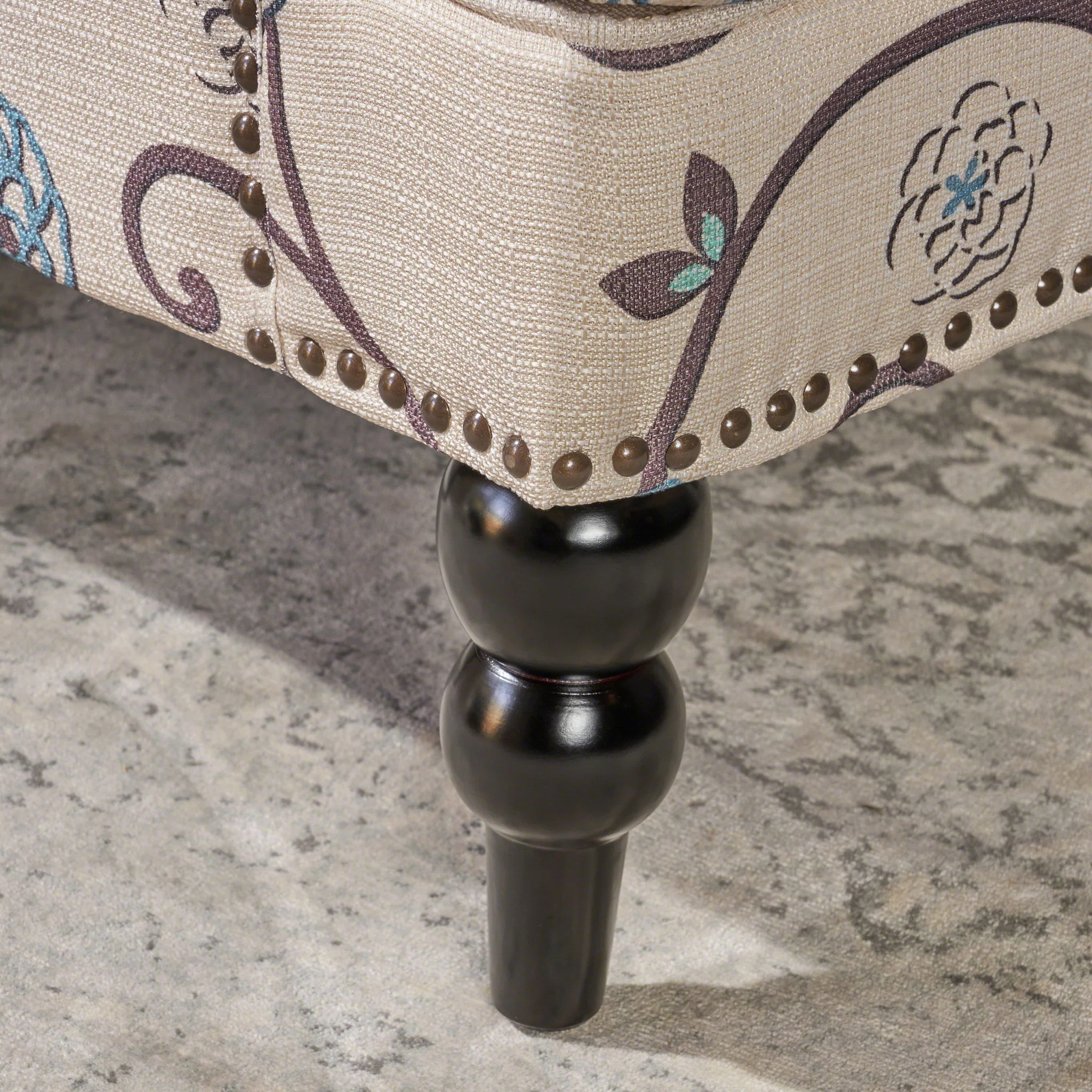 Vitality - Club Chair With Button Tufted Diamond Stitching And Turned Legs - Image 21