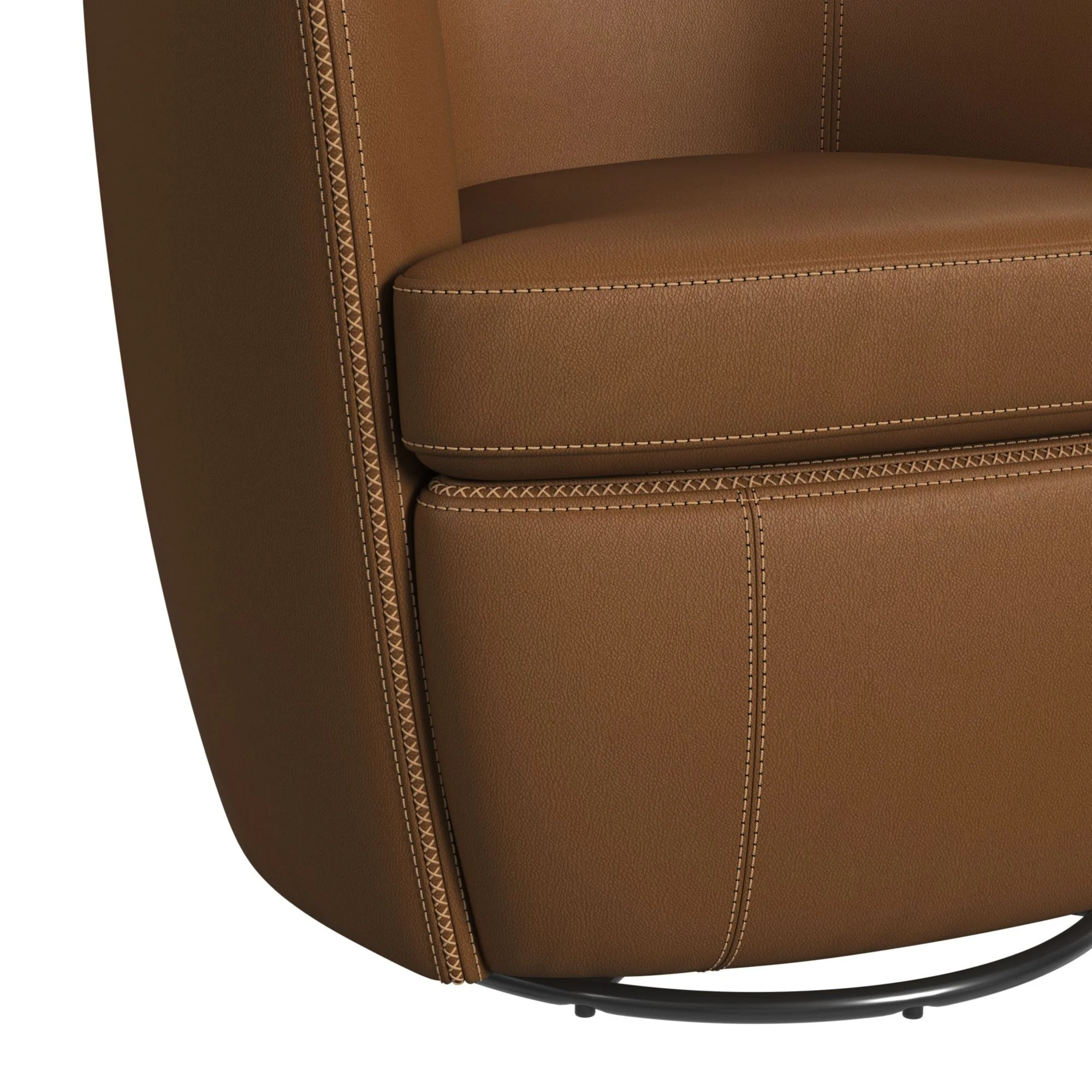 Vito - Swivel Chair - Pebble Tan - Image 5