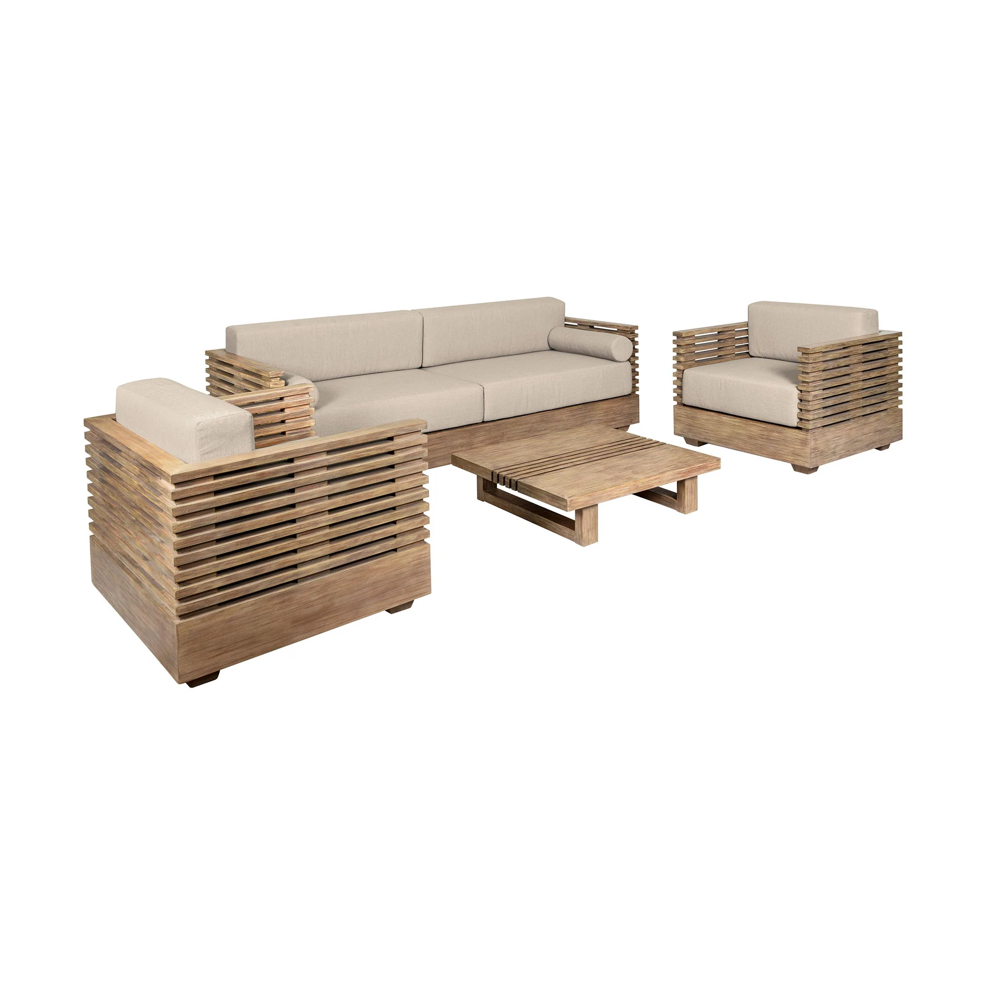 Vivid - Outdoor Patio 4 Piece Conversation Set - Image 13