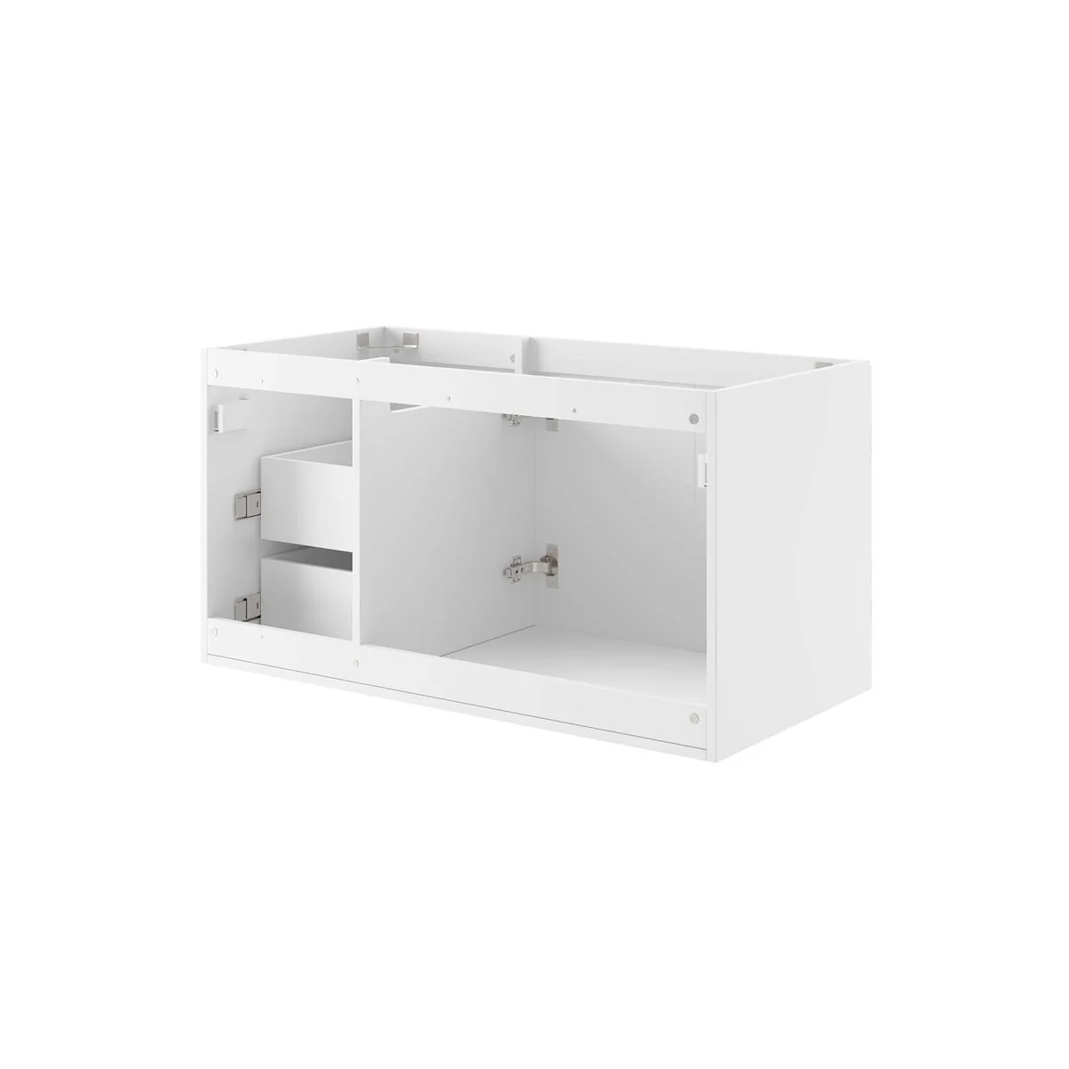 Wall-Mount Bathroom Vanity Cabinet – MDF and Particleboard Construction, Modern Design - Image 21
