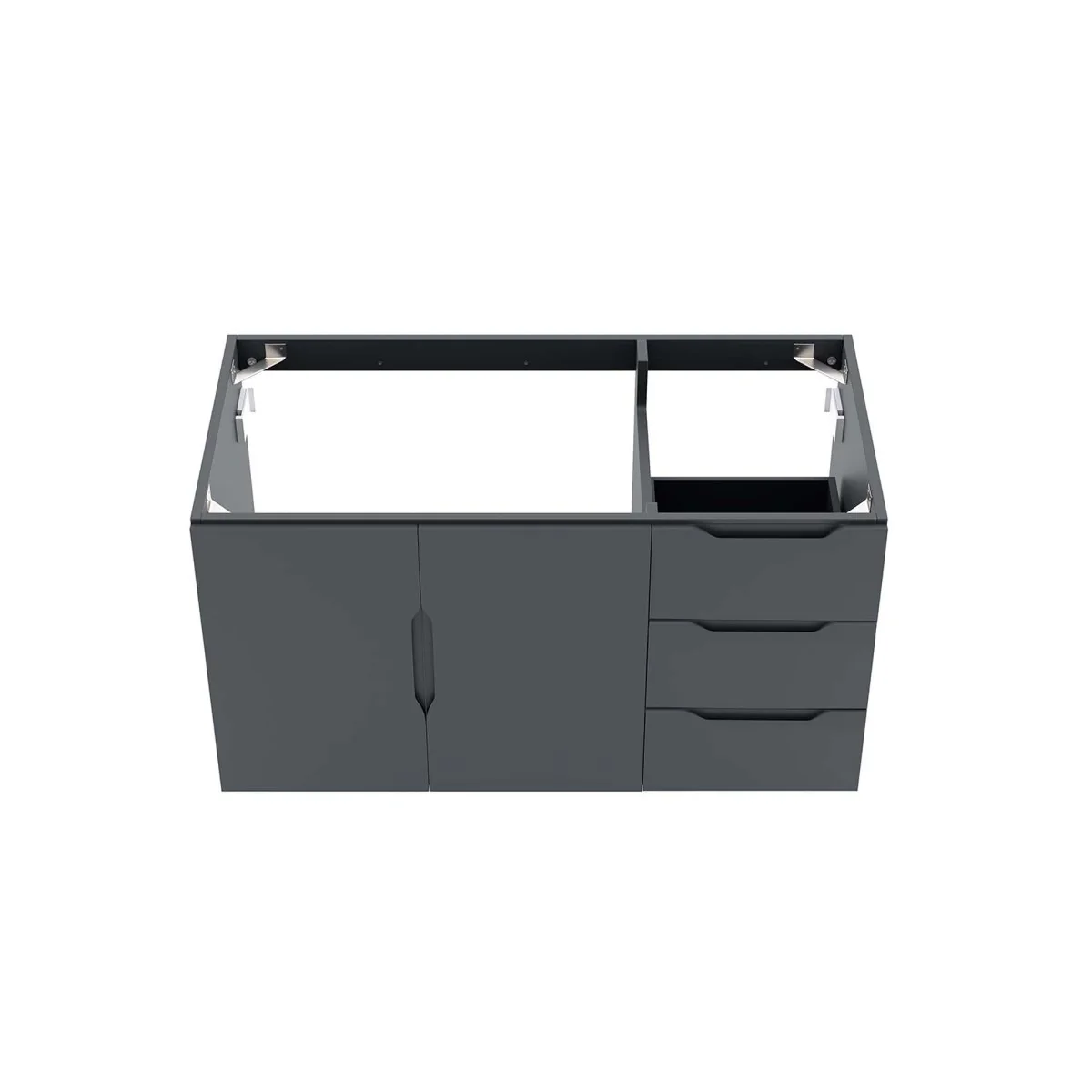 Wall-Mount Bathroom Vanity Cabinet – MDF and Particleboard Construction, Modern Design - Image 33