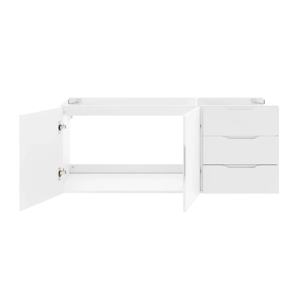 Wall-Mount Bathroom Vanity Cabinet – MDF and Particleboard Construction, Modern Design - Image 50