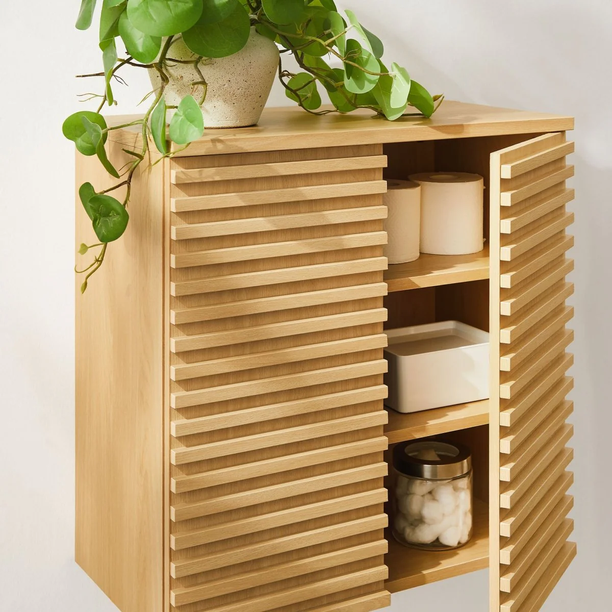 Wall Mounted Bathroom Storage Cabinet for Towels, Toiletries and Bathroom Essentials - Image 13