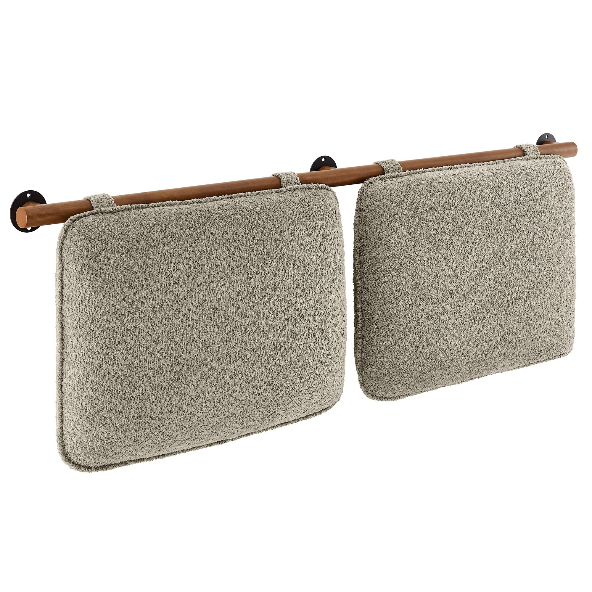 Wall-Mounted Chenille Upholstered Headboard Cushion - Image 56