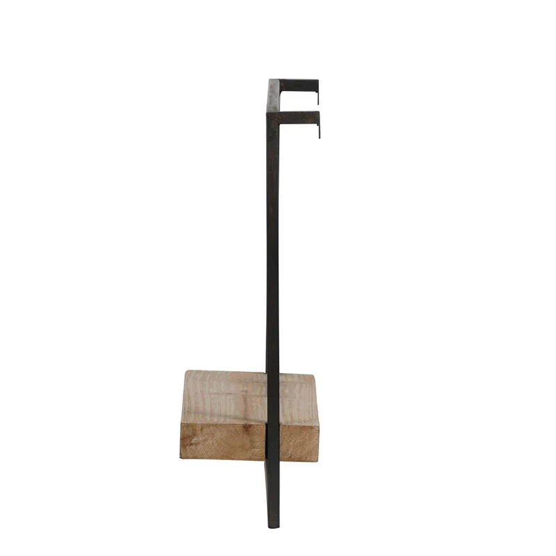 Wall Shelf, Wall Hanging Decor, Home Decor Accent - Black / Brown - Image 5