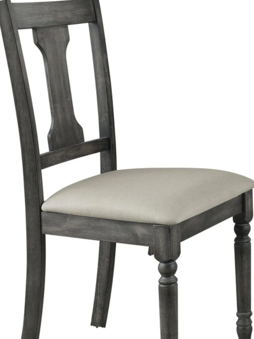 Wallace - Side Chair (Set of 2) - Tan / Weathered Gray - Image 4