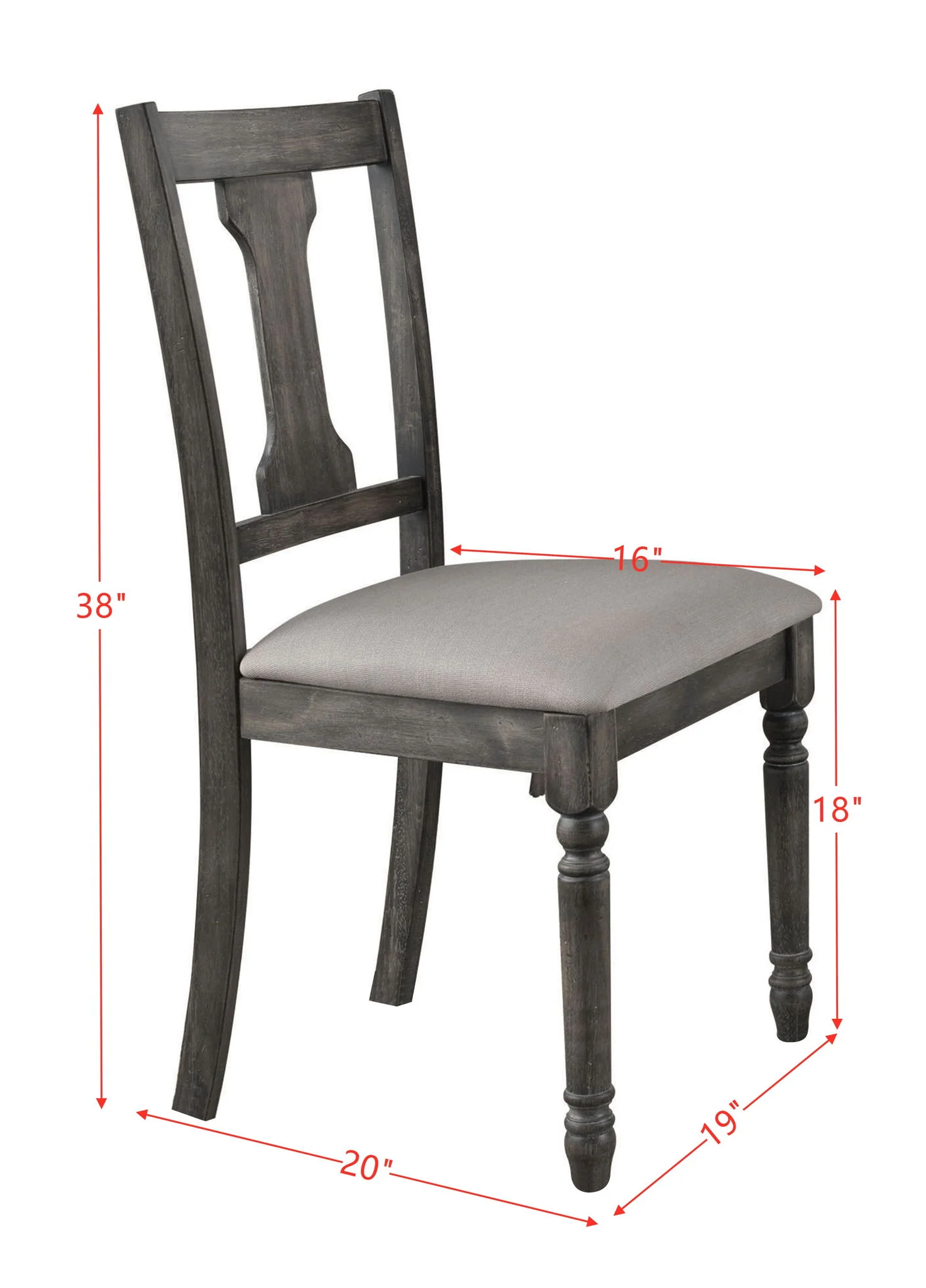 Wallace - Side Chair (Set of 2) - Tan / Weathered Gray - Image 5