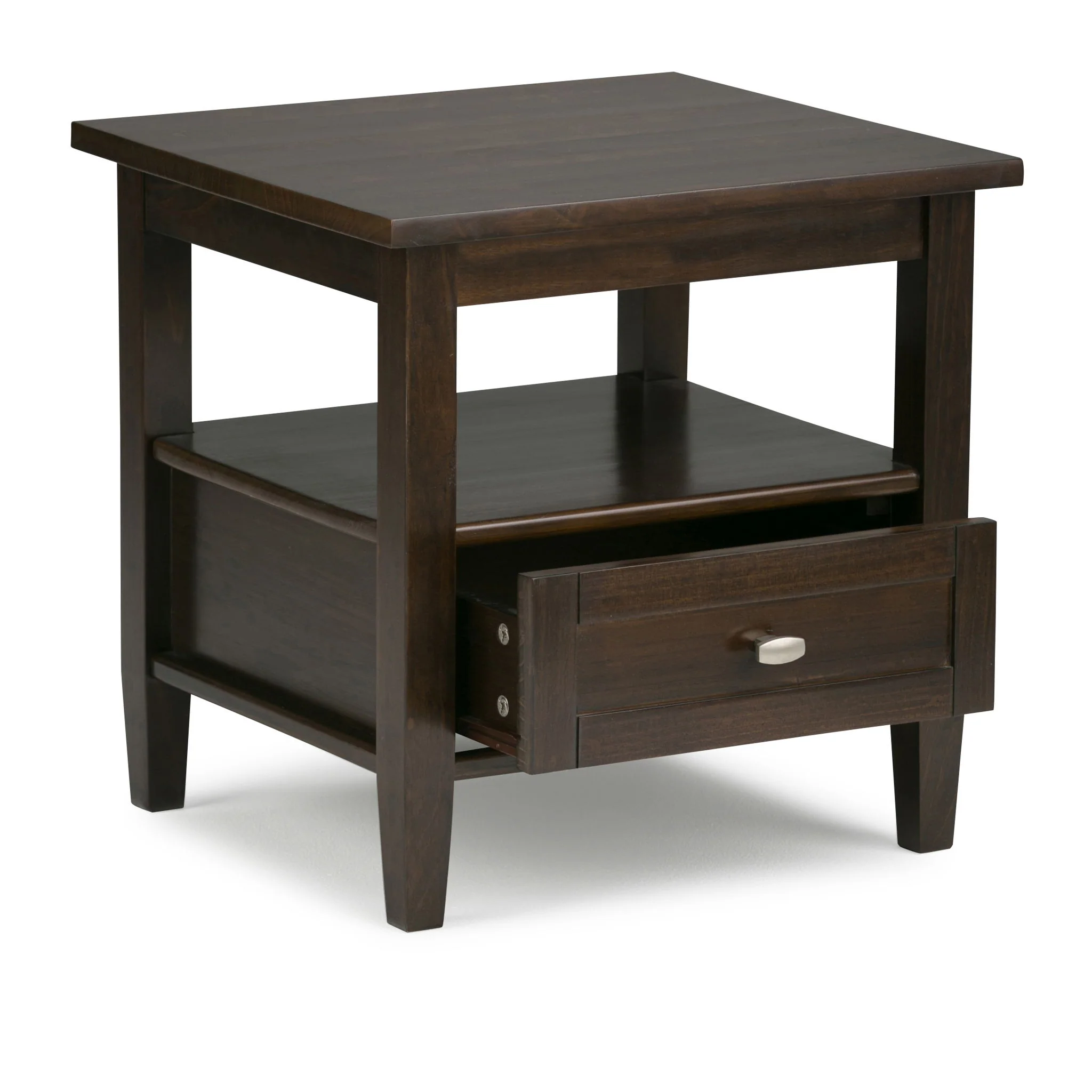 Warm Shaker - End Table - Tobacco Brown - Image 9