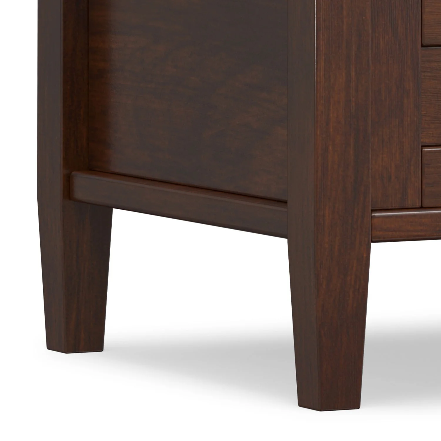 Warm Shaker - End Table With Smooth Drawer Storage - Brown - Image 5