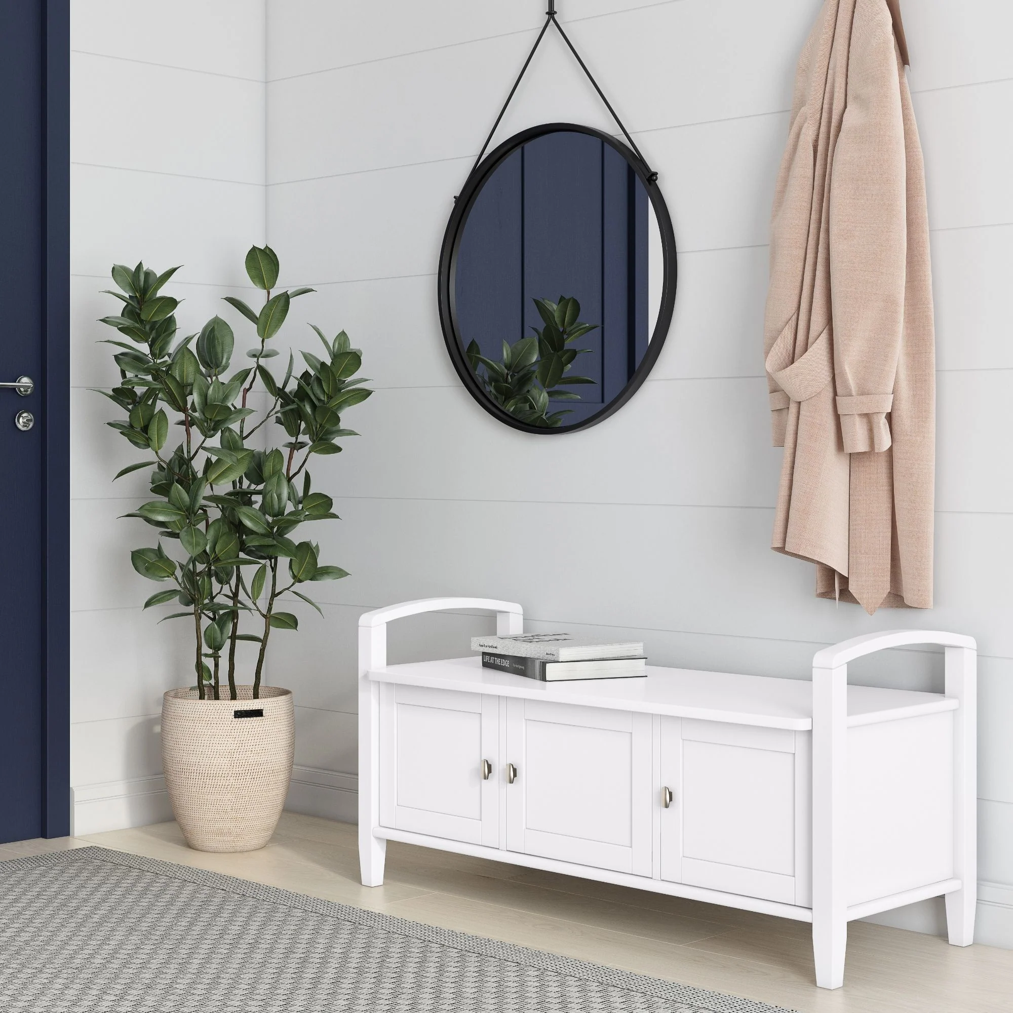 Warm Shaker - Handcrafted Entryway Storage Bench - Image 18