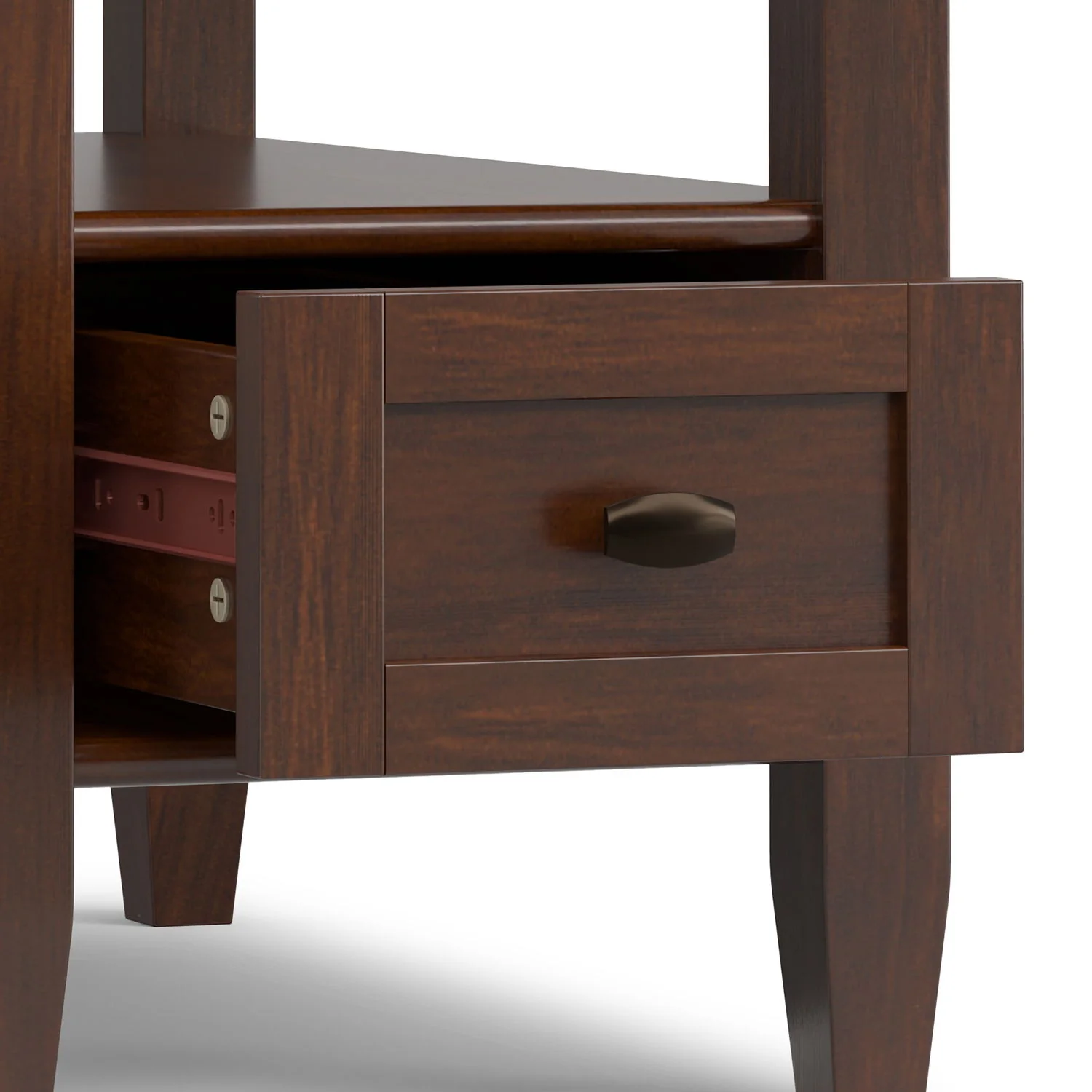 Warm Shaker - Narrow Side Table - Brown - Image 3