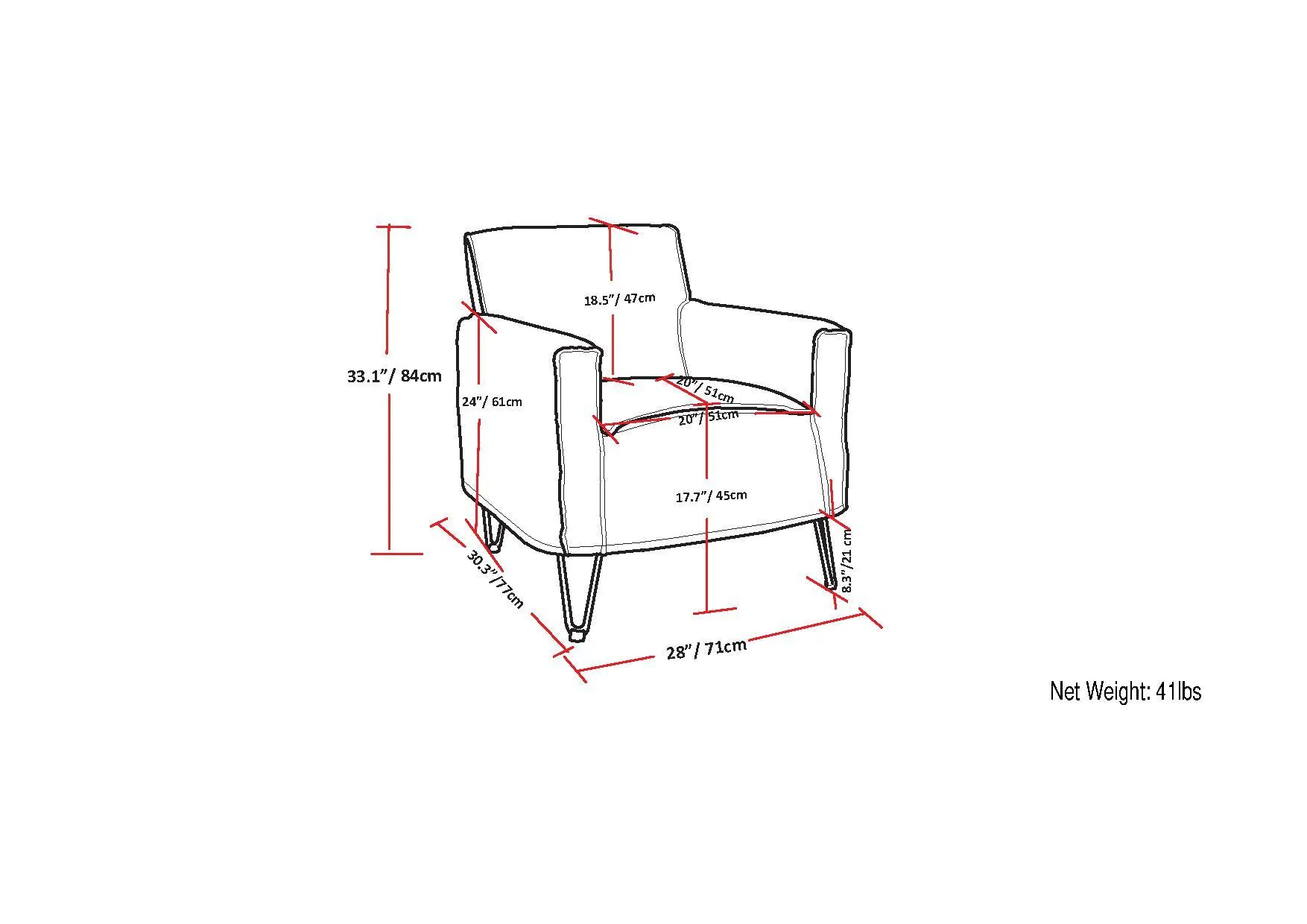 Warren - Accent Chair With Hairpin Legs - Image 8