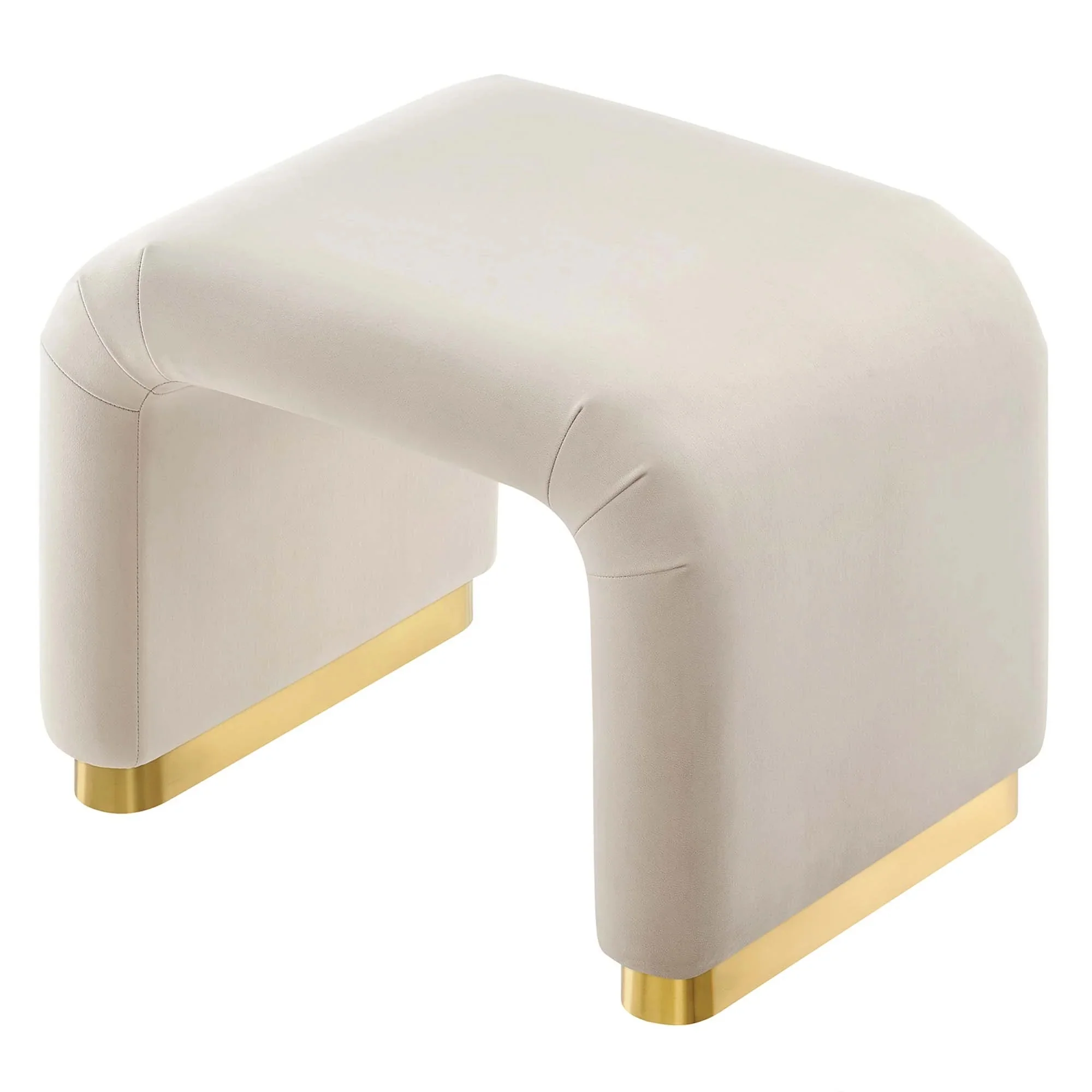 Waterfall Performance Velvet Stool – Velvet Upholstered 24 Inch - Image 38