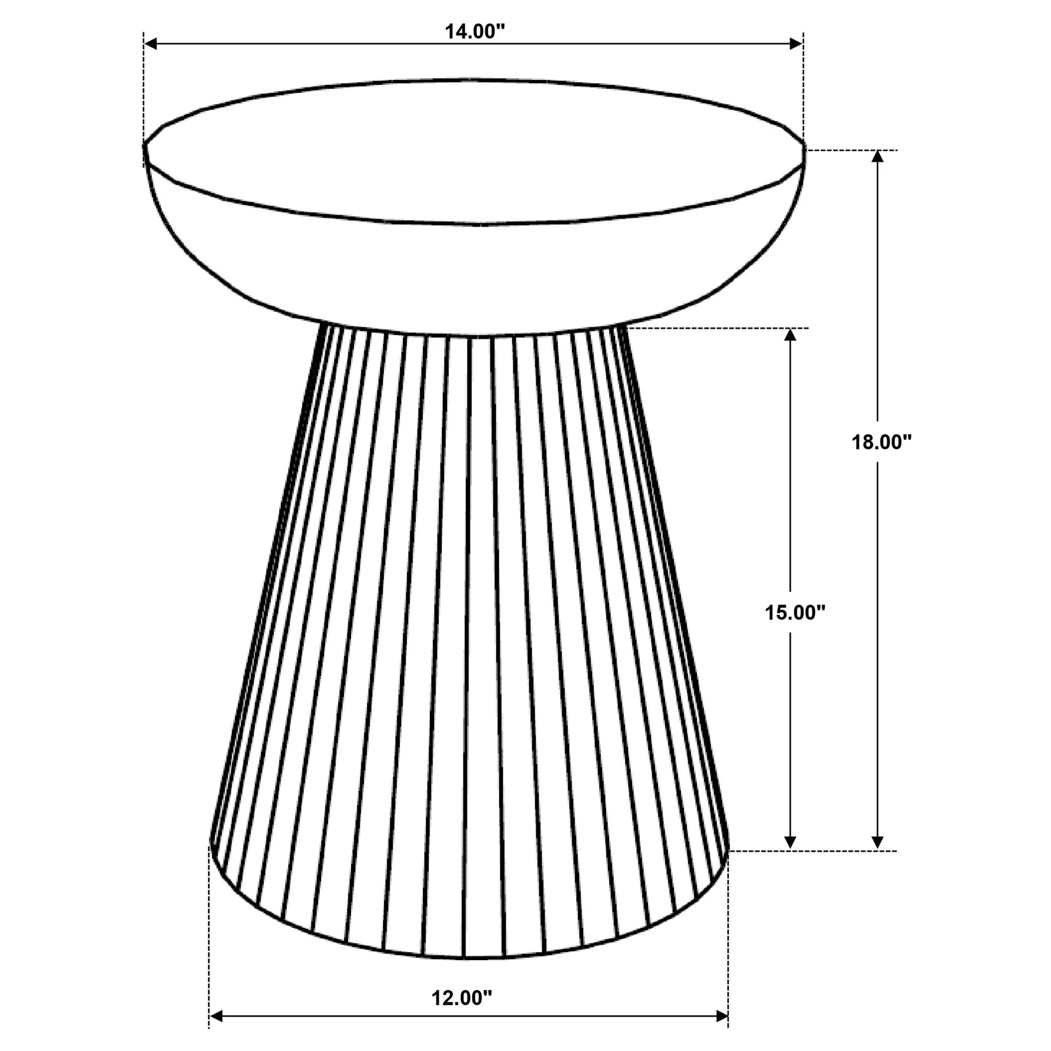 Waters - Round Accent Side Table - Honey - Image 2