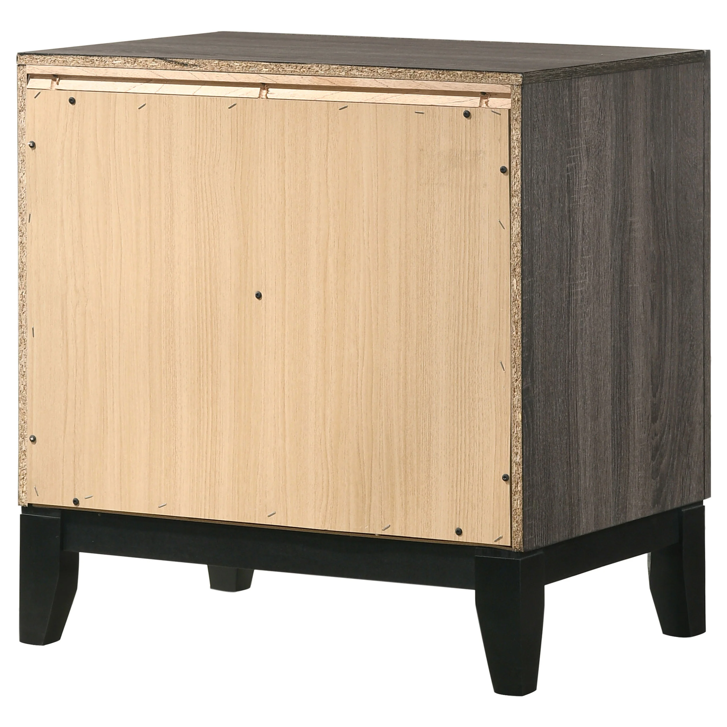 Watson 2-Drawer Nightstand in Grey Oak - Image 6