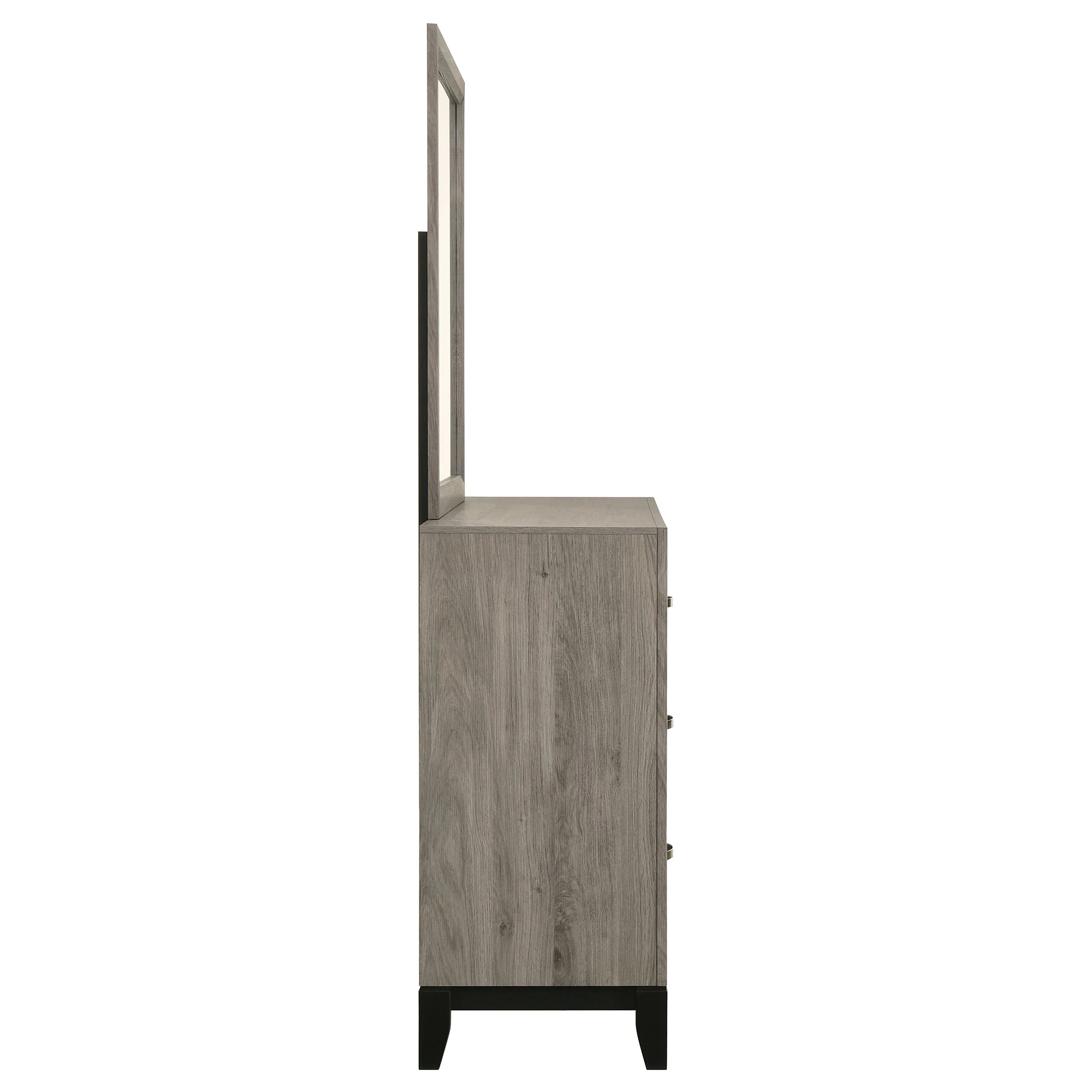 Watson 6-Drawer Dresser with Mirror - Light Taupe - Image 9
