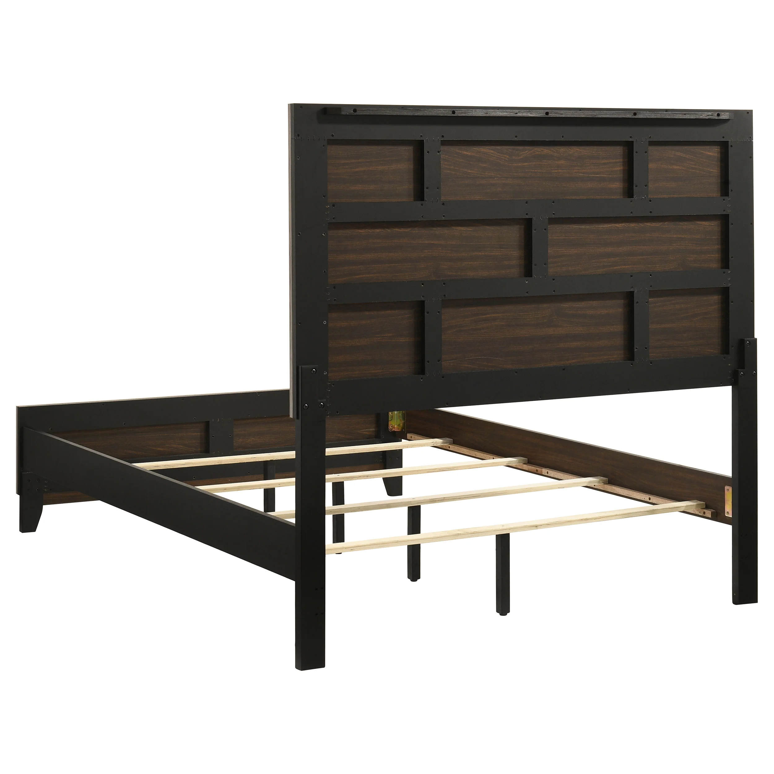 Watson Wood Full Panel Bed Light Taupe - Image 2
