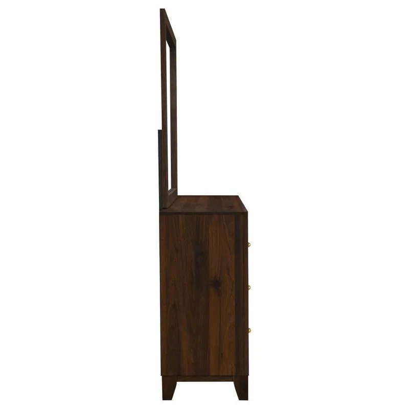 Welsley Modern Six-Drawer Walnut Dresser - Image 17