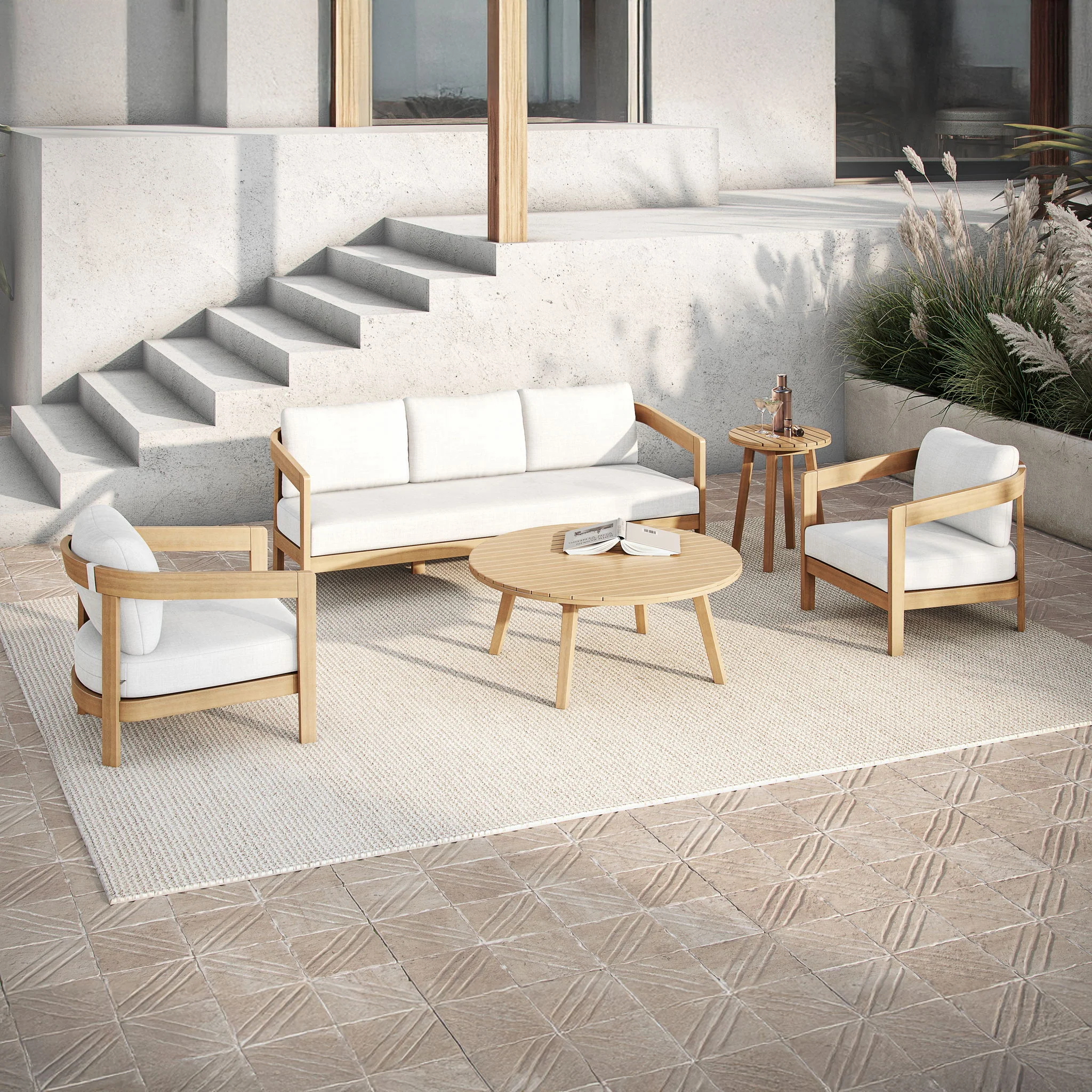 Wesley - Outdoor Patio Set - Image 9