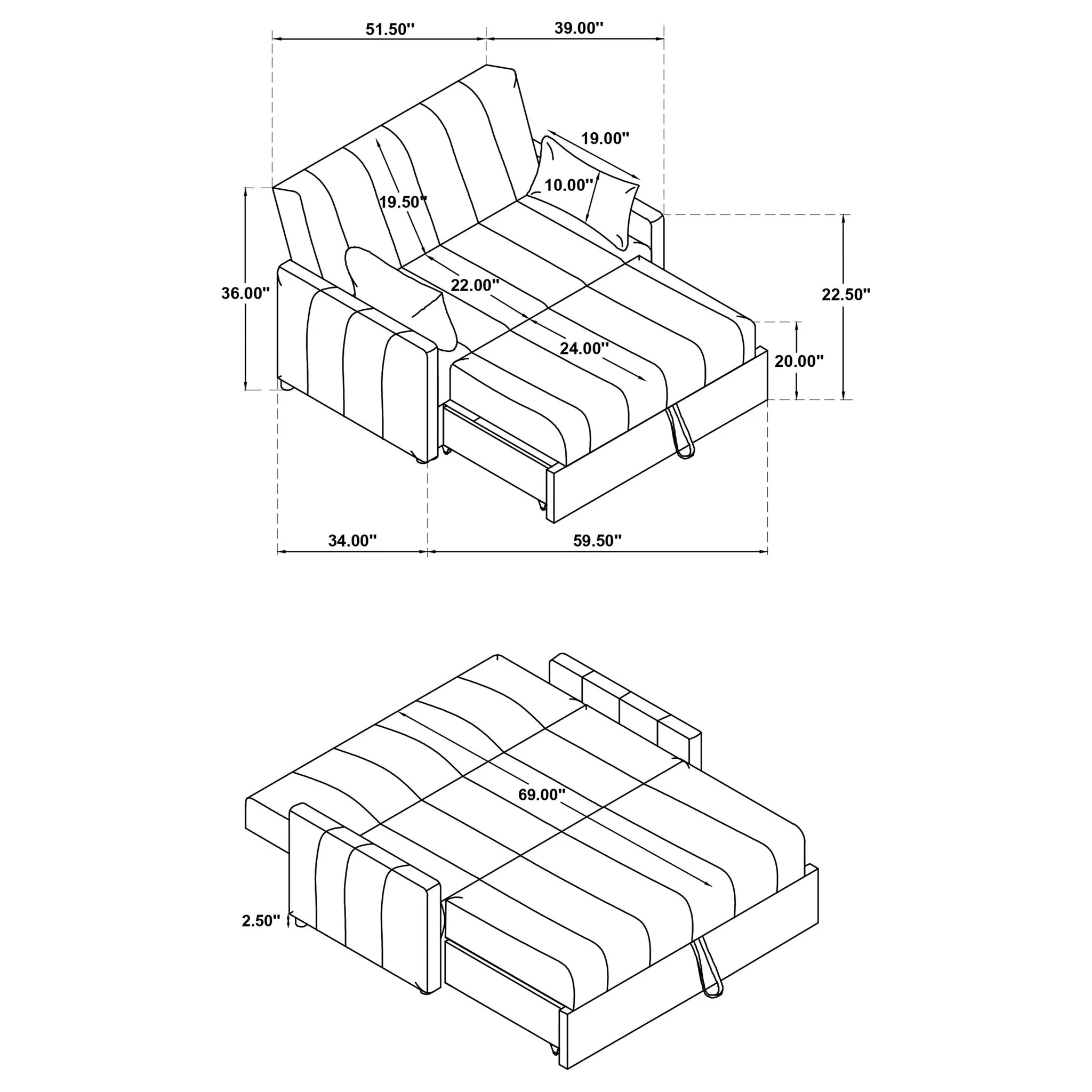 Westwind - Sleeper Sofa Bed - Image 4