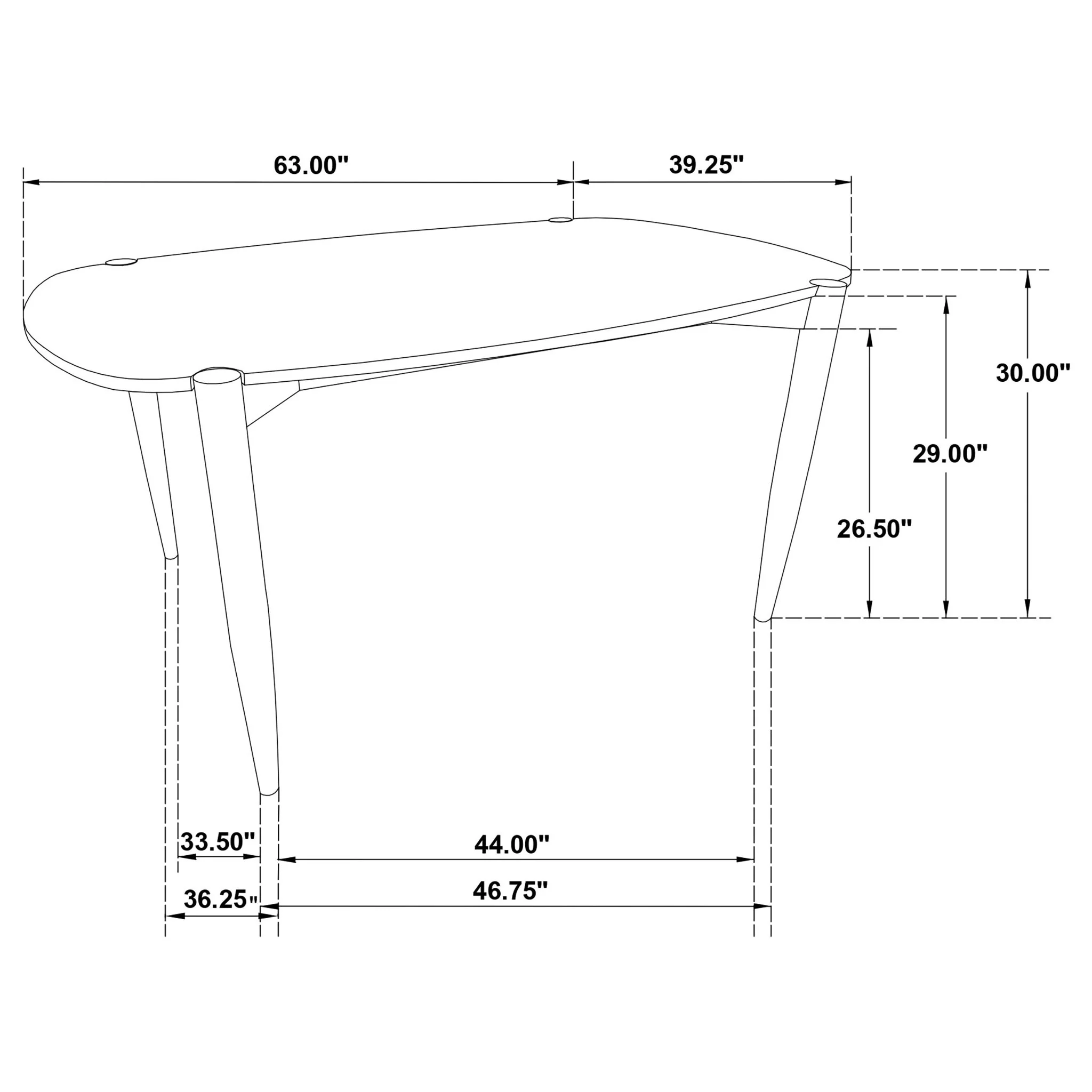 Whisten - Dining Set With Rounded Tabletop And Upholstered Chairs - Image 14