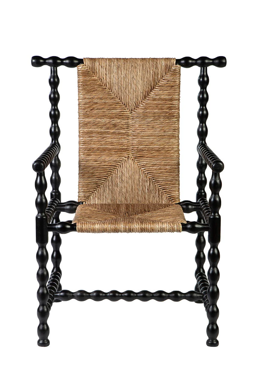 Wichita - Occasional Chair (Set of 2) - Black / Light Brown - Image 6