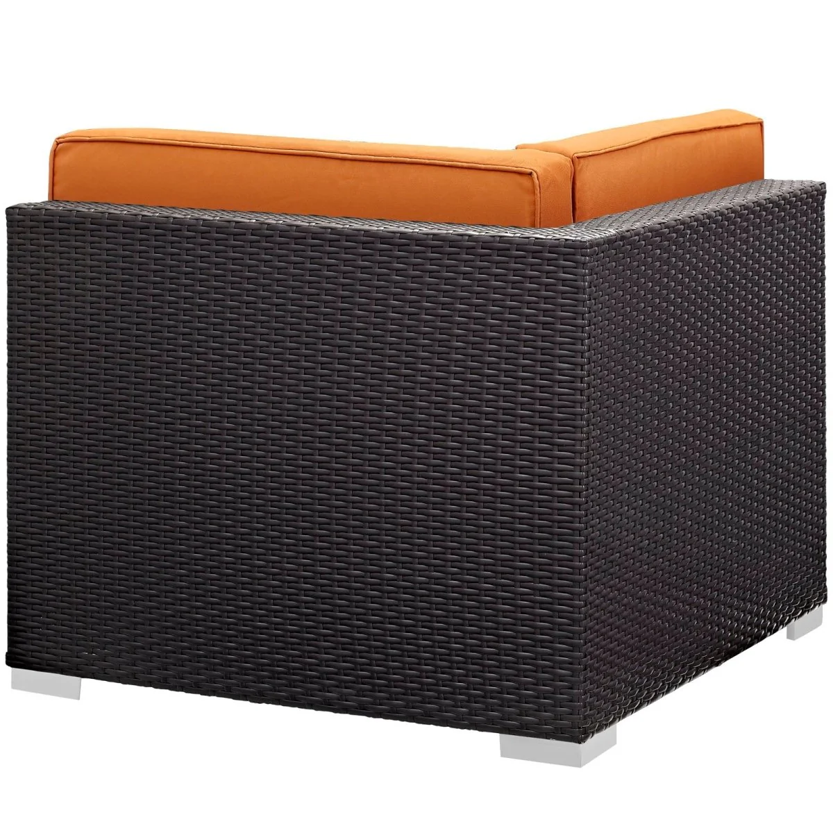 Wicker Outdoor Corner and Middle Chair Set for Patio, Deck and Garden Seating - Image 11