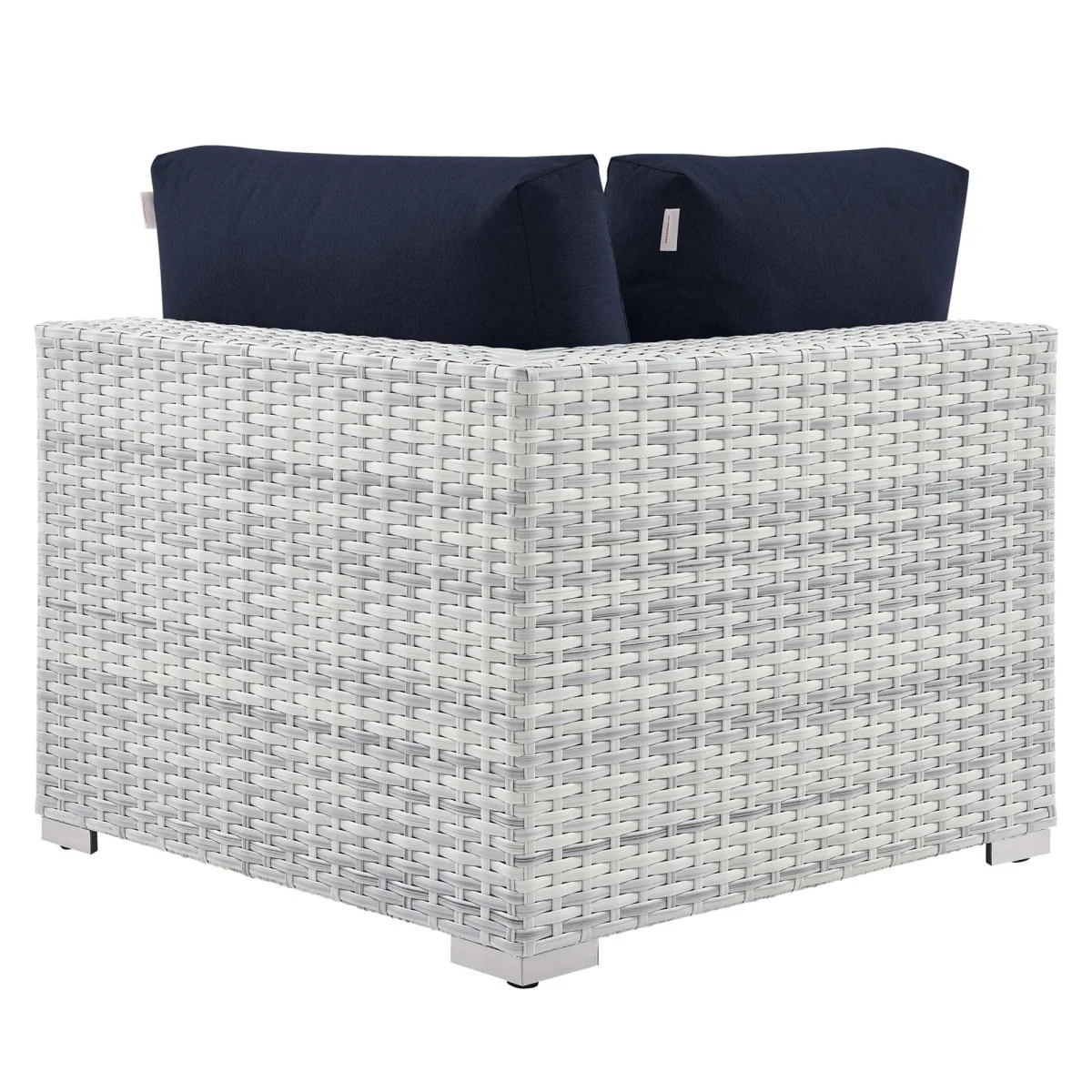 Wicker Outdoor Corner Chair with Cushions — Comfortable Weather-Resistant Patio Seating - Image 12