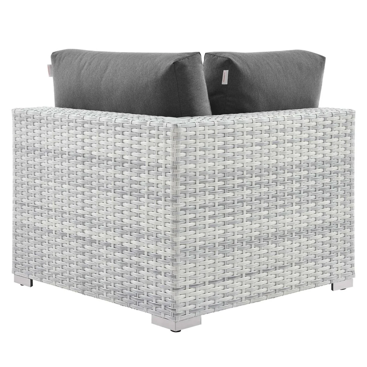 Wicker Outdoor Corner Chair with Cushions — Comfortable Weather-Resistant Patio Seating - Image 19
