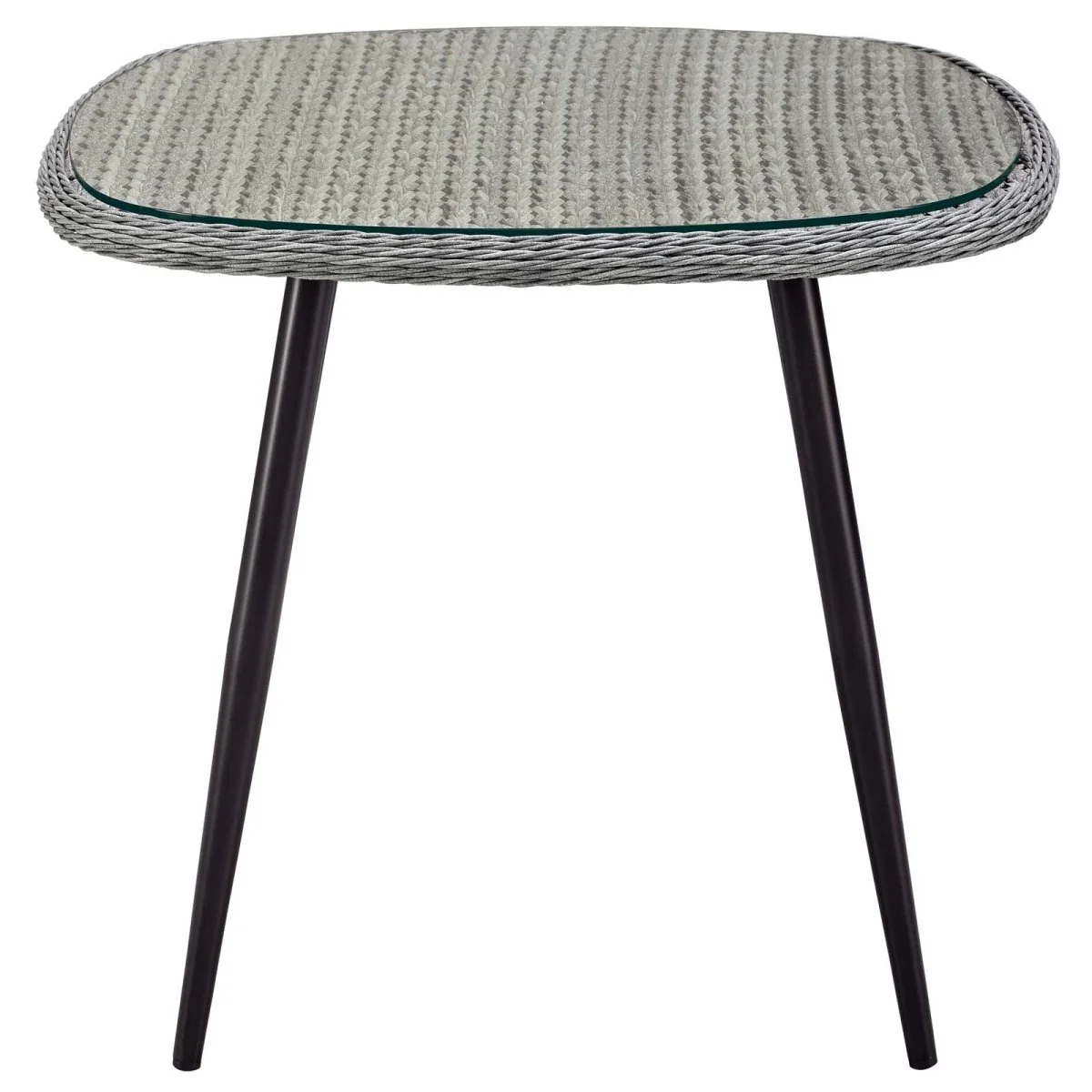 Wicker Rattan Outdoor Dining Set with Dining Table and Chairs for Patio - Image 7