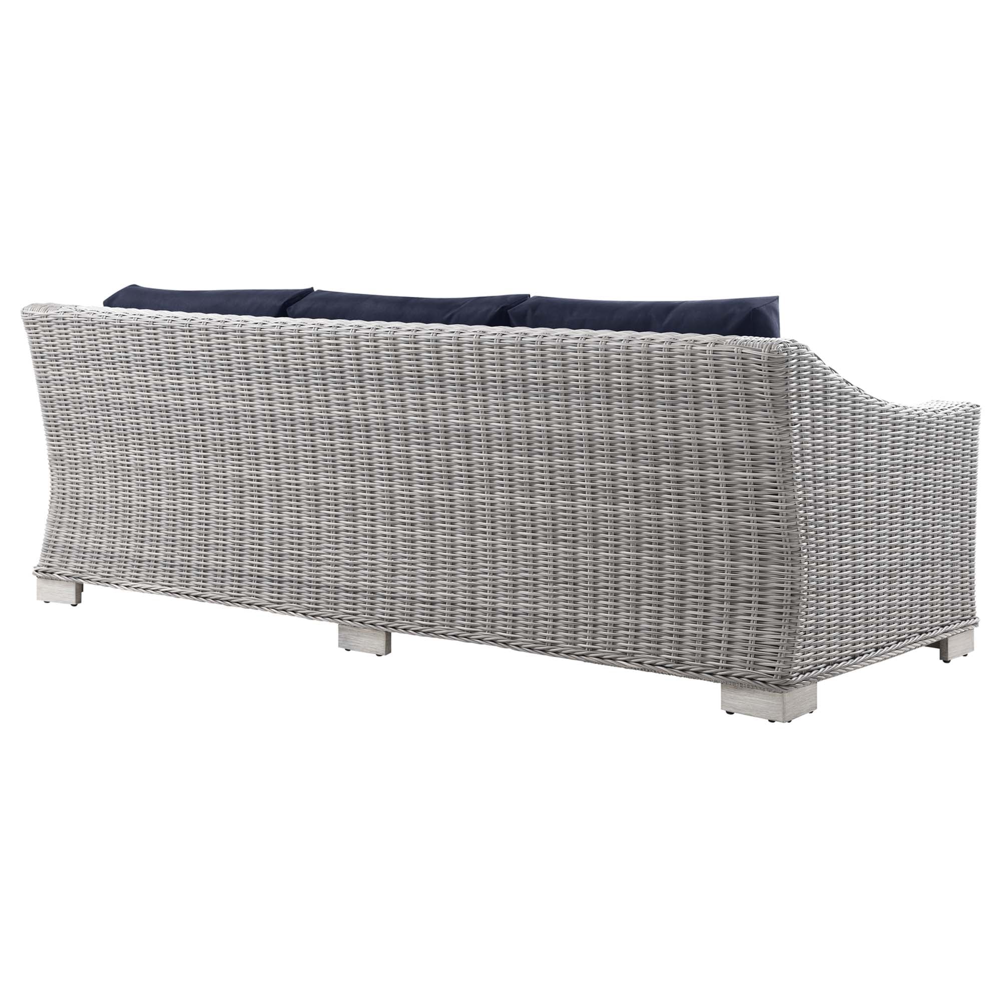 Wicker Rattan Outdoor Patio Furniture Set — Durable All-Weather Seating with Cushions - Image 14