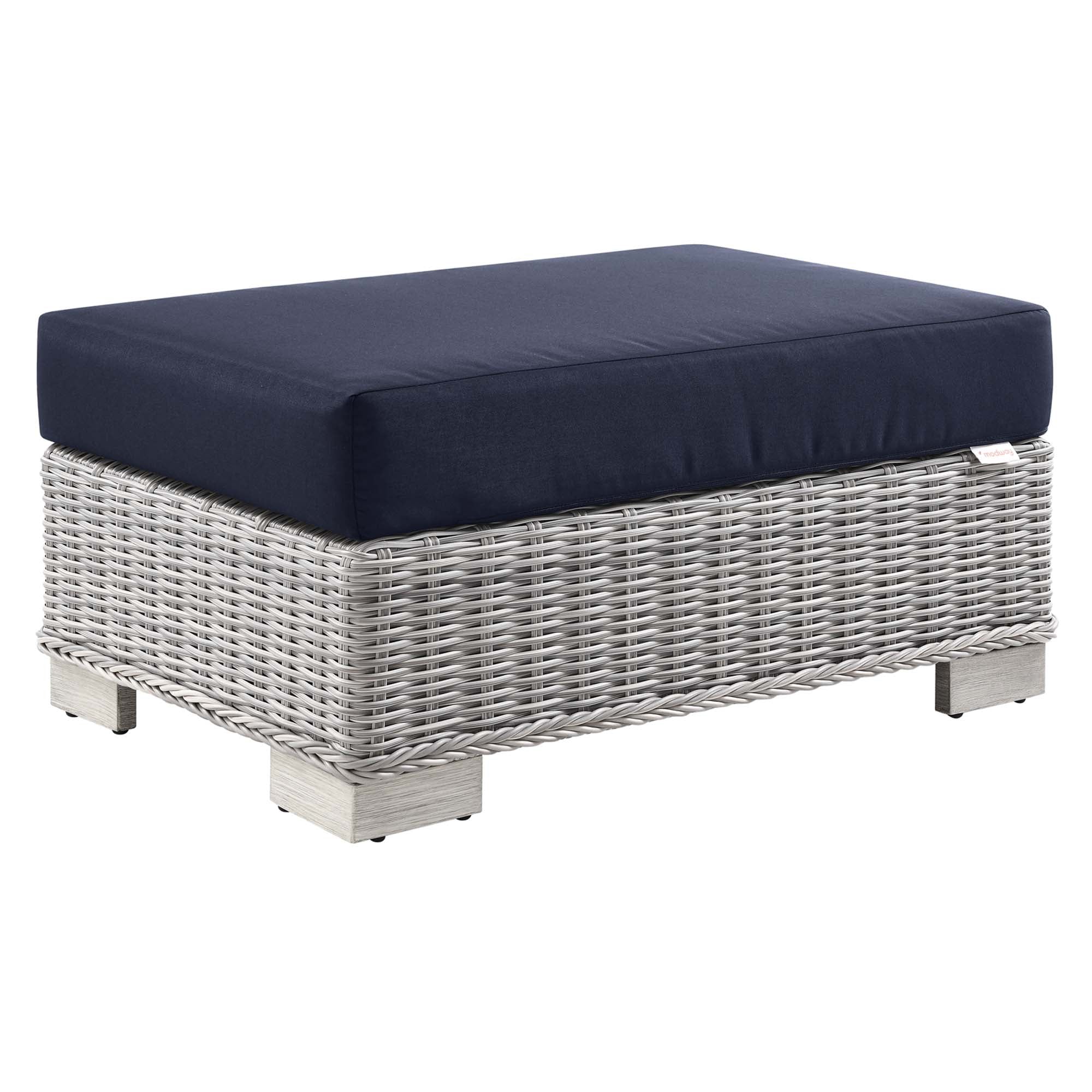 Wicker Rattan Outdoor Patio Furniture Set — Durable All-Weather Seating with Cushions - Image 8
